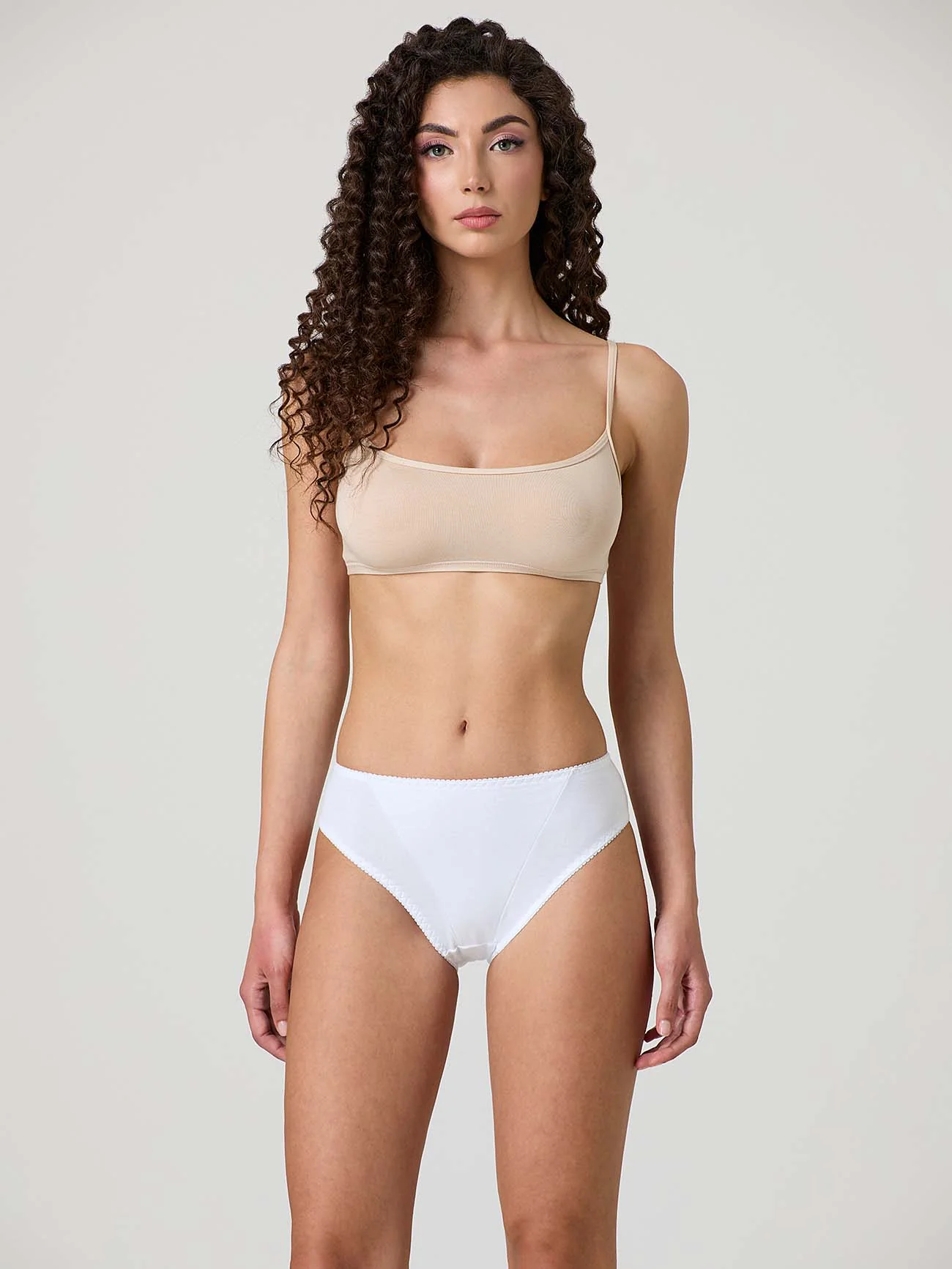 Slip contenitivo in cotone elasticizzato