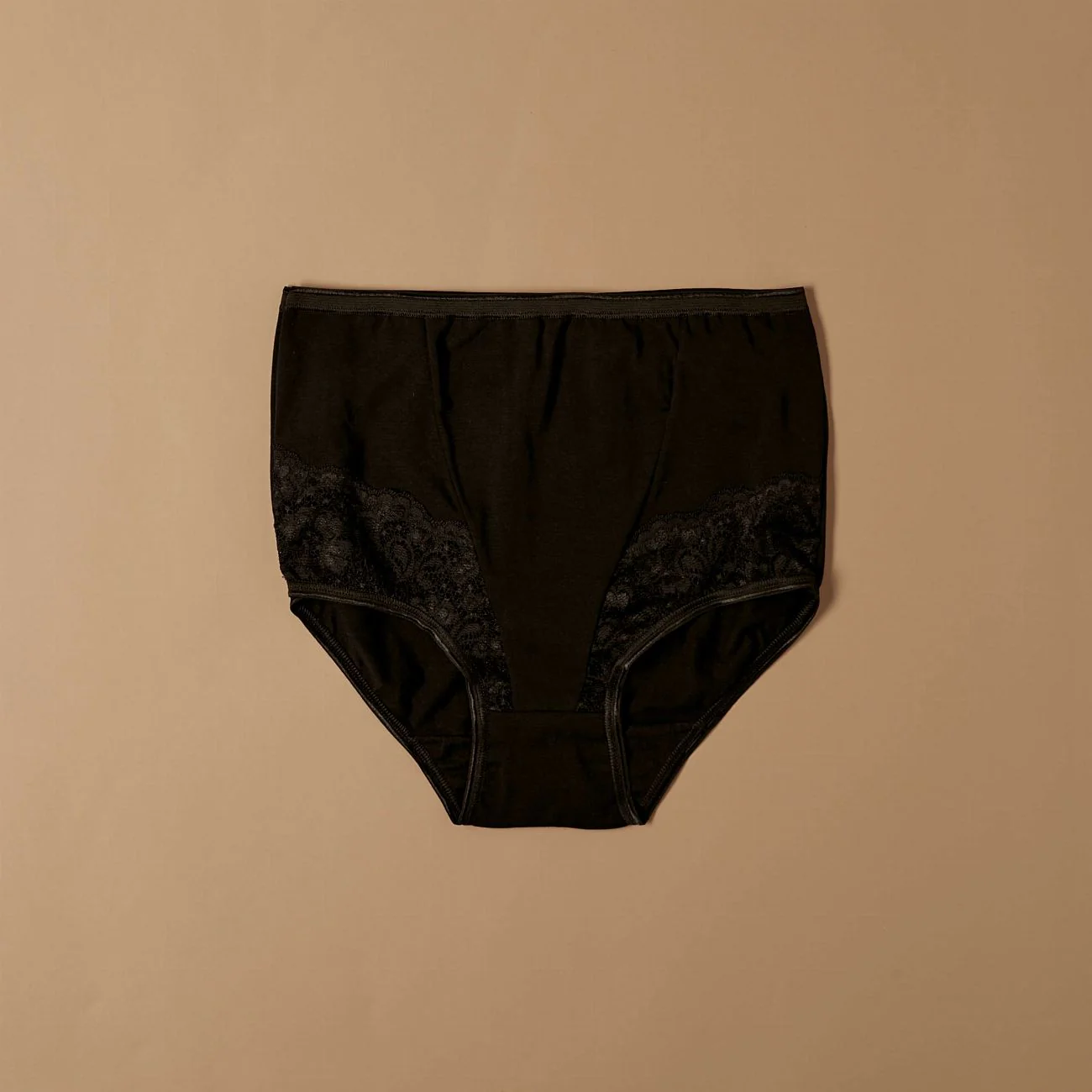 Culotte in cotone elasticizzato con pizzo frontale - Image 9