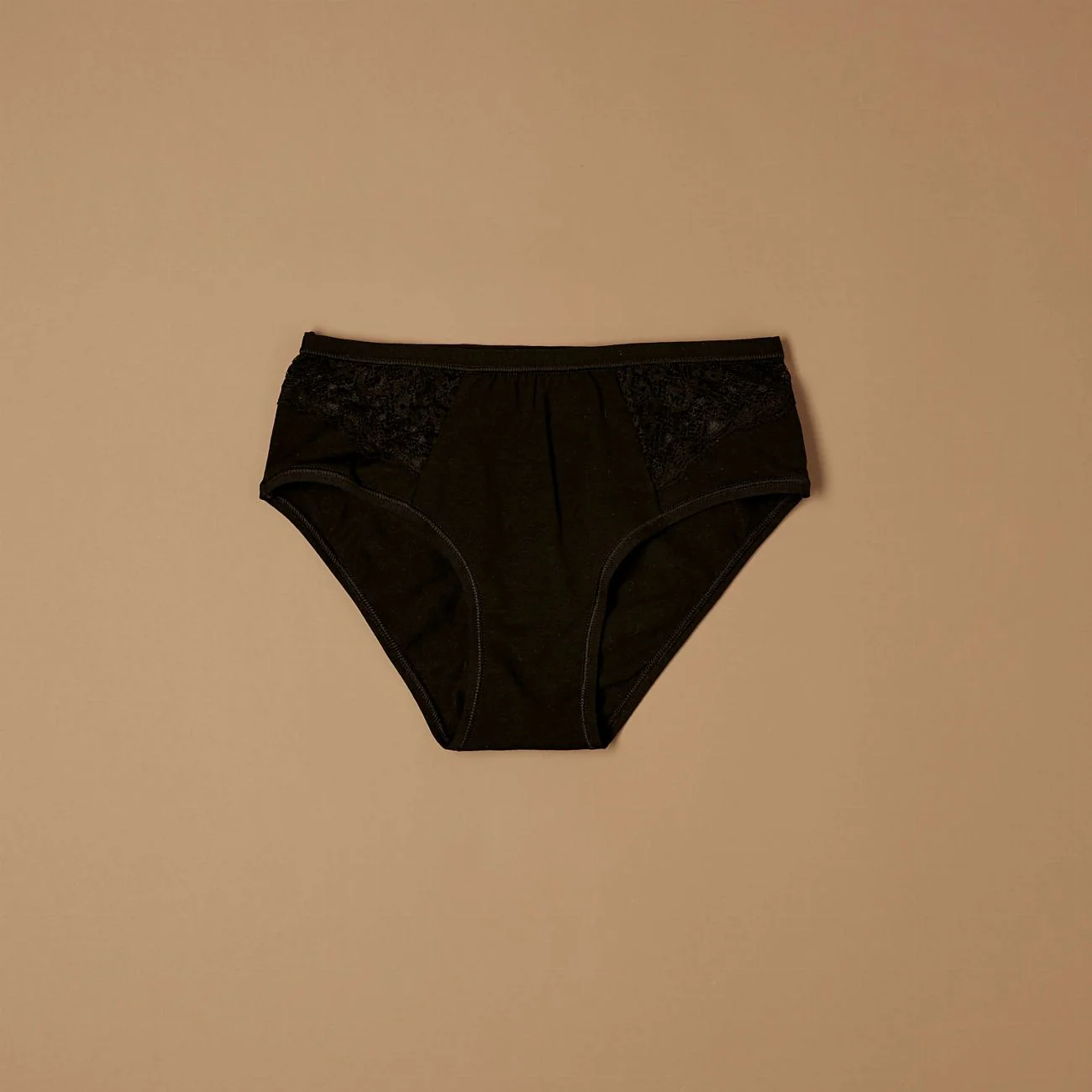 Slip in cotone elasticizzato con pizzo laterale - Image 9