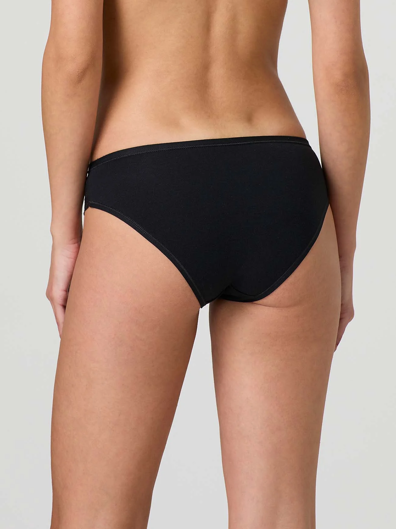 Slip in cotone elasticizzato con pizzo frontale - Image 8