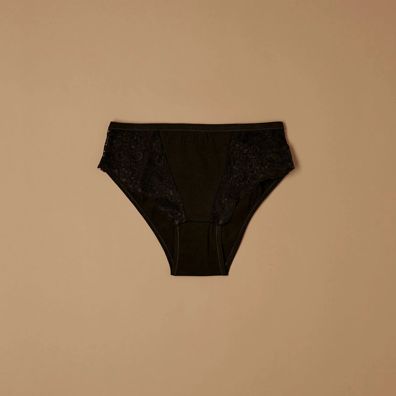 Slip in cotone elasticizzato con pizzo frontale - Image 9