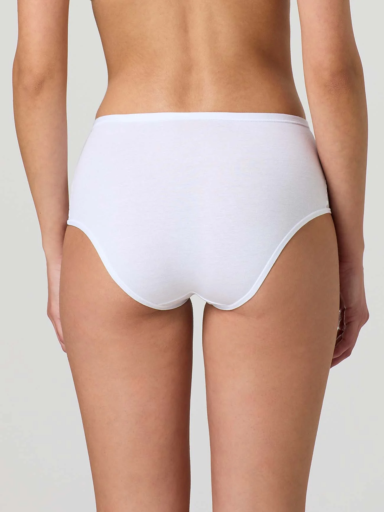 Midi in cotone elasticizzato con pizzo laterale - Image 9