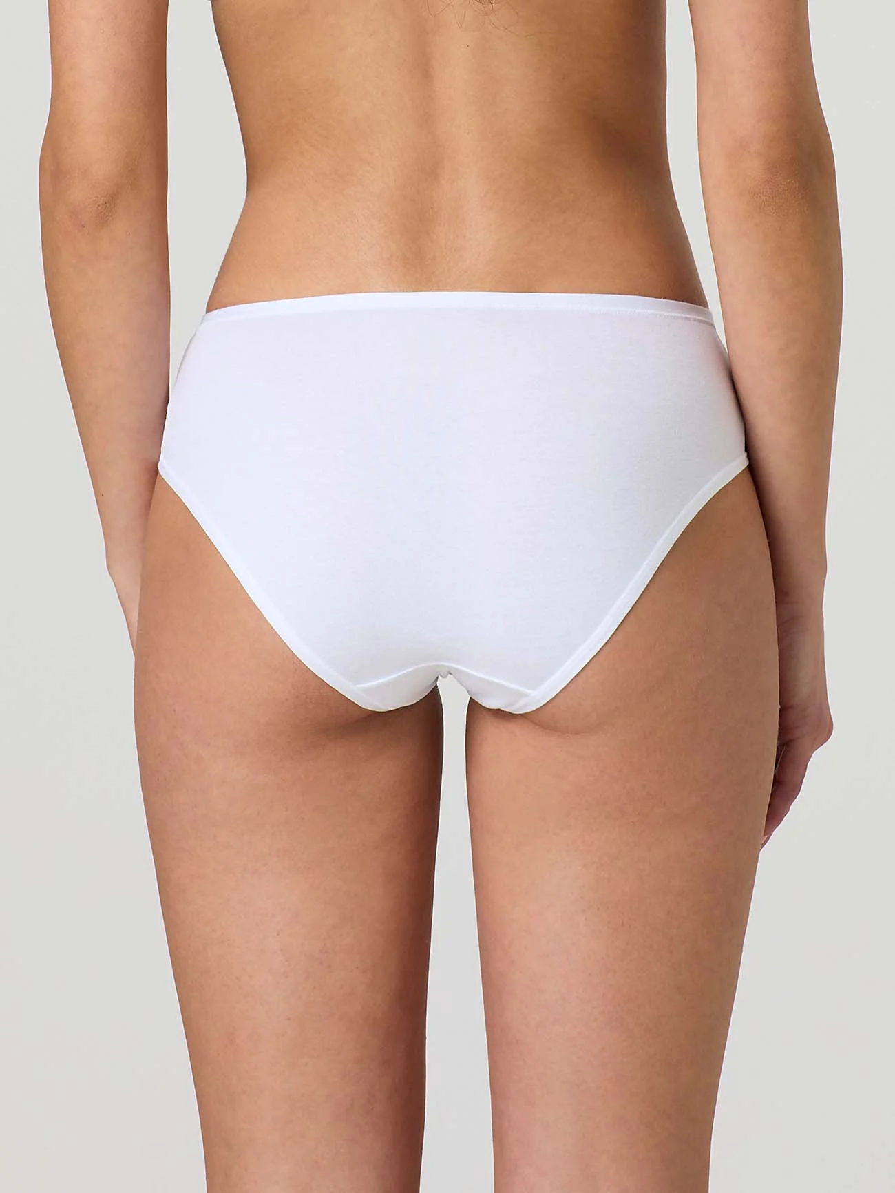 Midi in cotone elasticizzato con pizzo frontale - Image 3