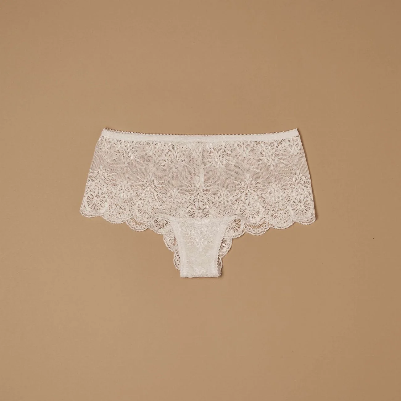 Slip short in pizzo trasparente - Image 4