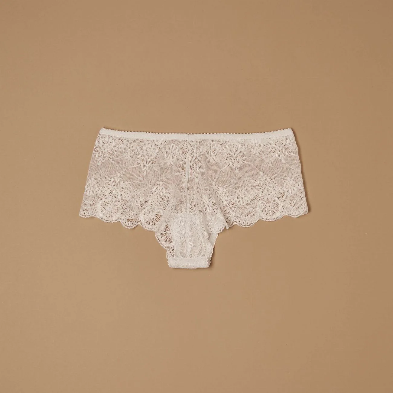 Slip short in pizzo trasparente - Image 5