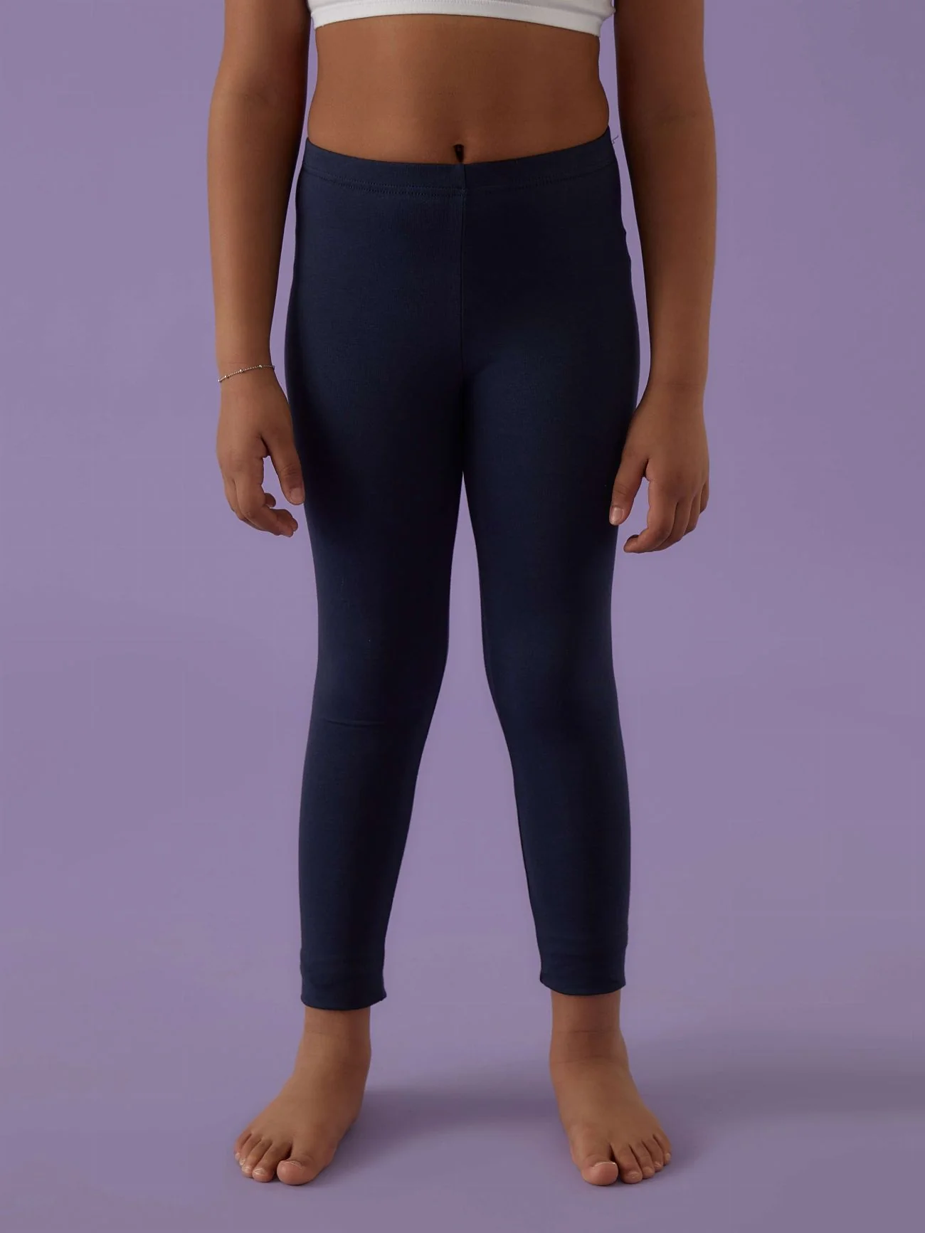 Leggings bimba lungo in fresco cotone - Image 12