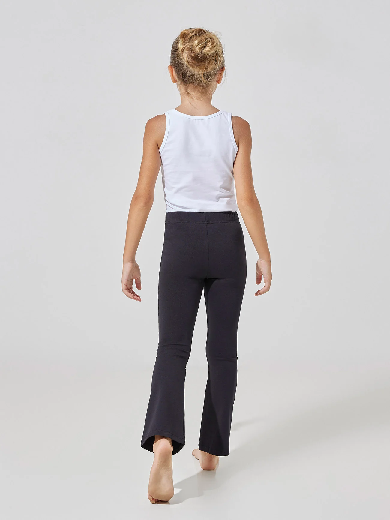Pantaleggings bambina a zampa in cotone elasticizzato - Image 3