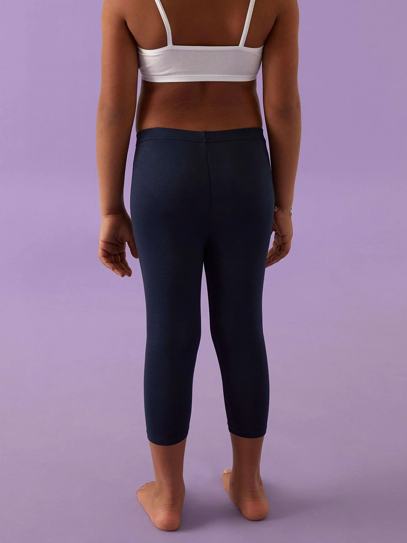 Leggings bimba modello capri in fresco cotone - Image 13