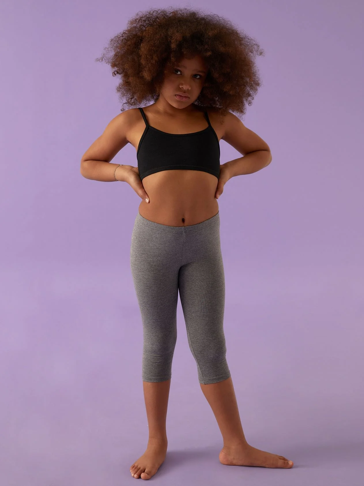 Leggings bimba modello capri in fresco cotone - Image 16