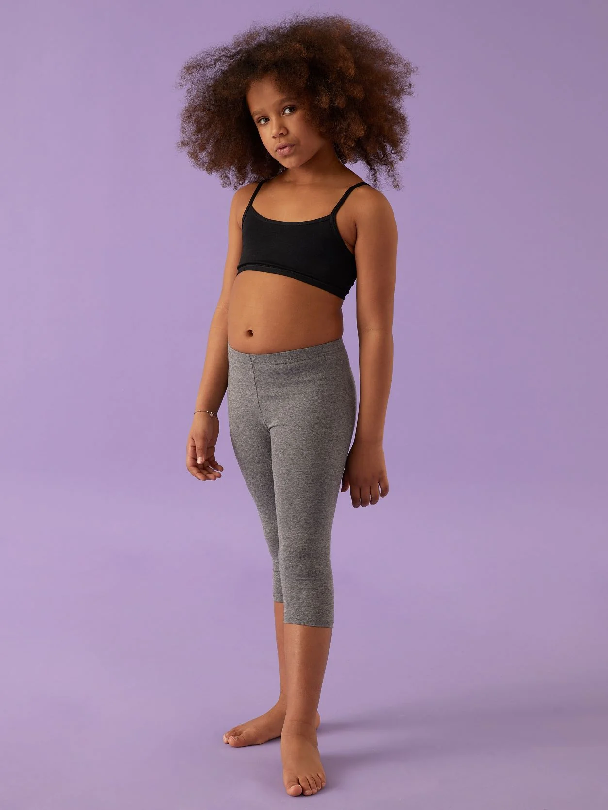 Leggings bimba modello capri in fresco cotone - Image 17