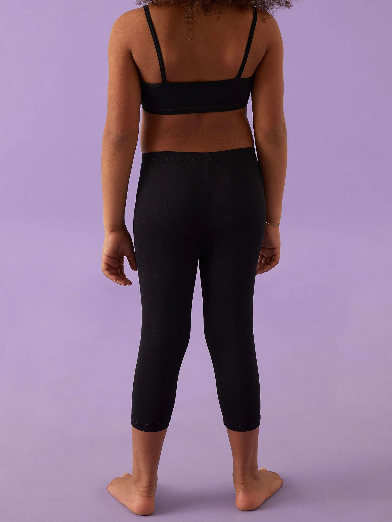 Leggings bimba modello capri in fresco cotone - Image 8