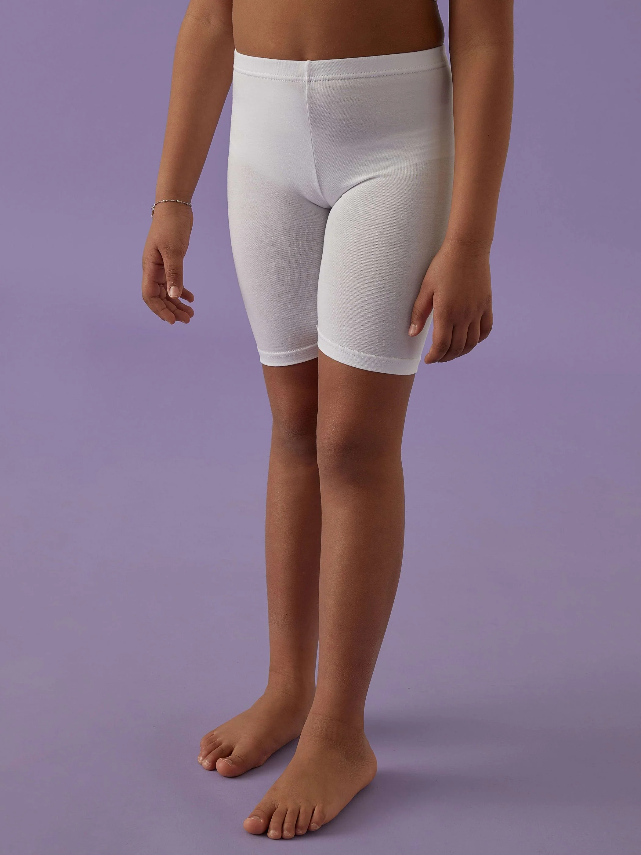 Leggings bimba modello ciclista in fresco cotone - Image 7