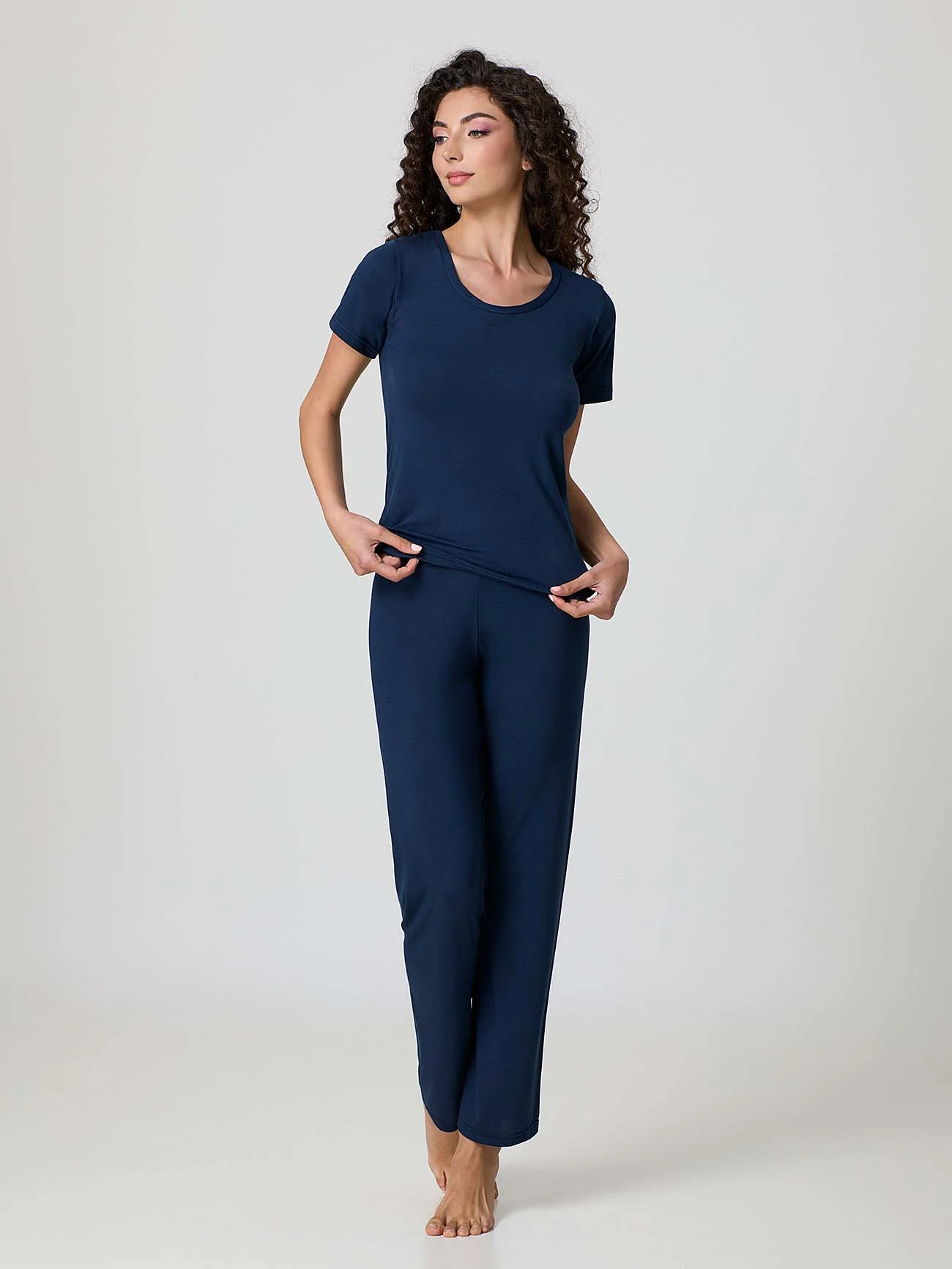 T-shirt donna in micromodal linea relax - Image 11