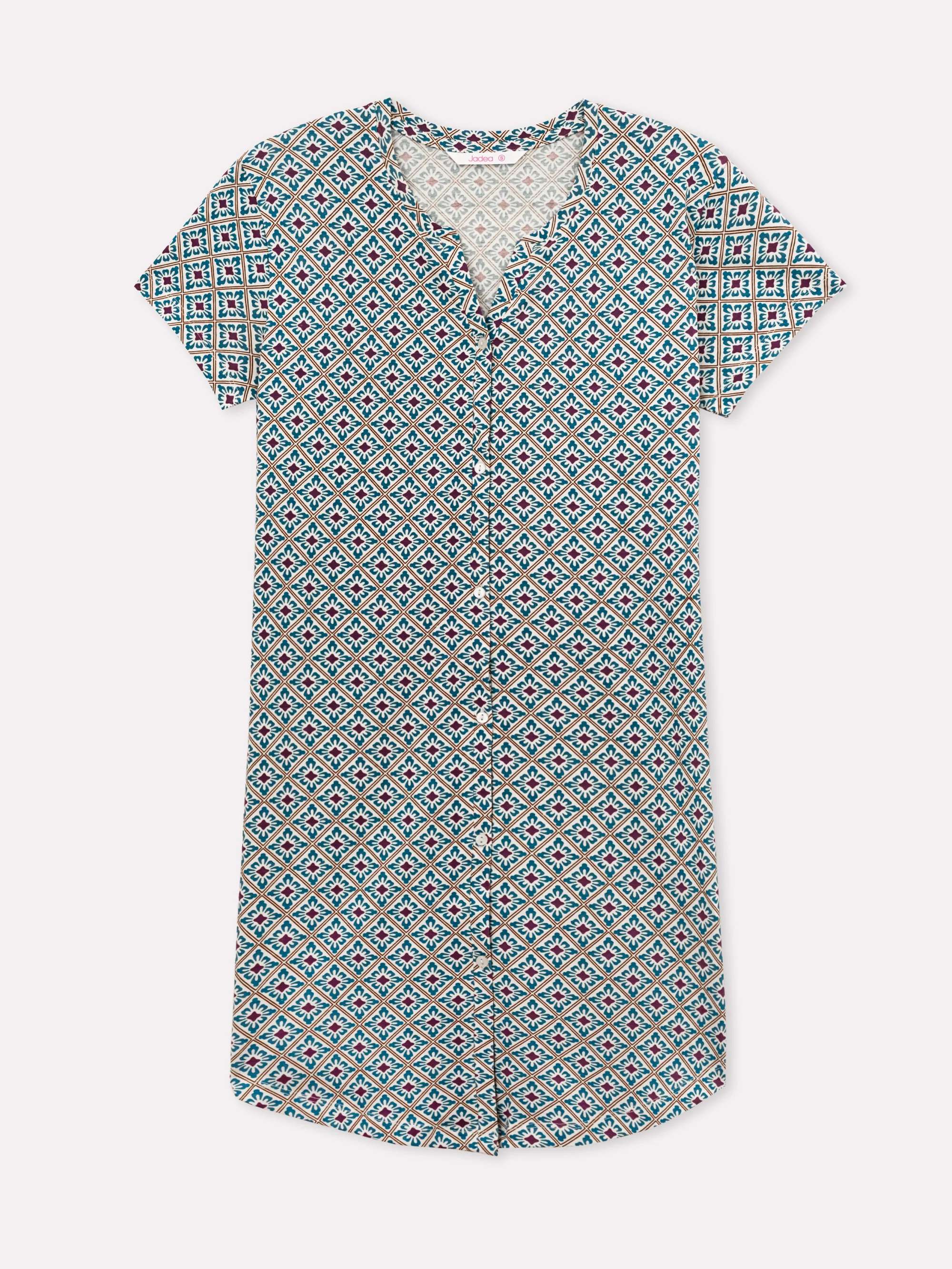 Maxi maglia 100% cotone a fantasia serie pistacchio - Image 4