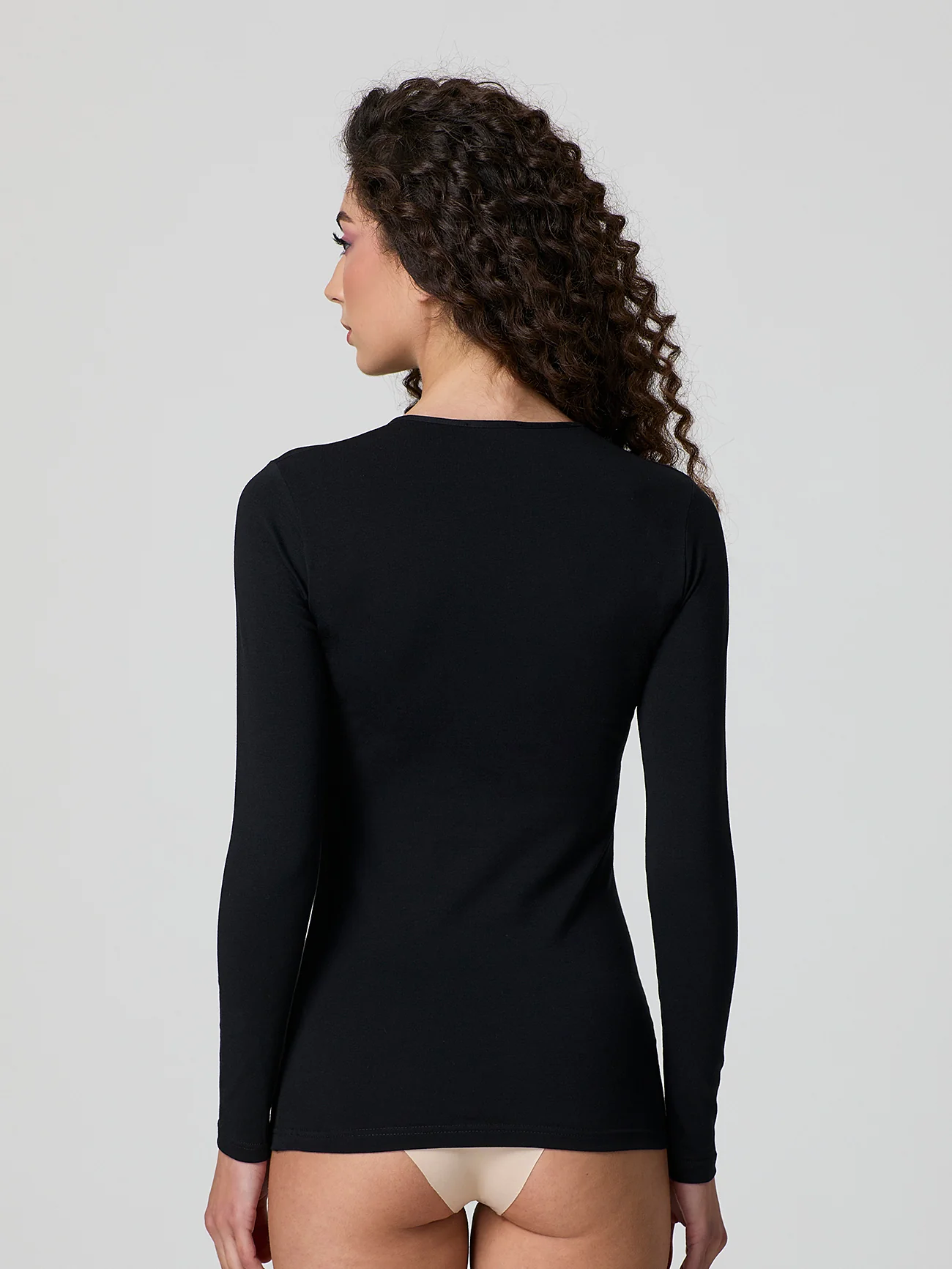 Maglia a girocollo in cotone elasticizzato - Image 13