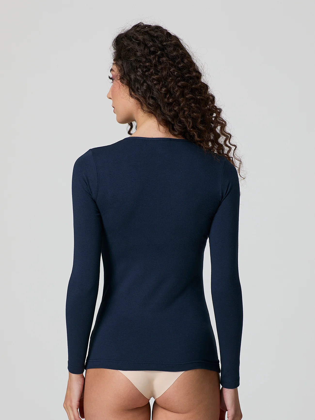 Maglia a scollo lollo in cotone elasticizzato - Image 13