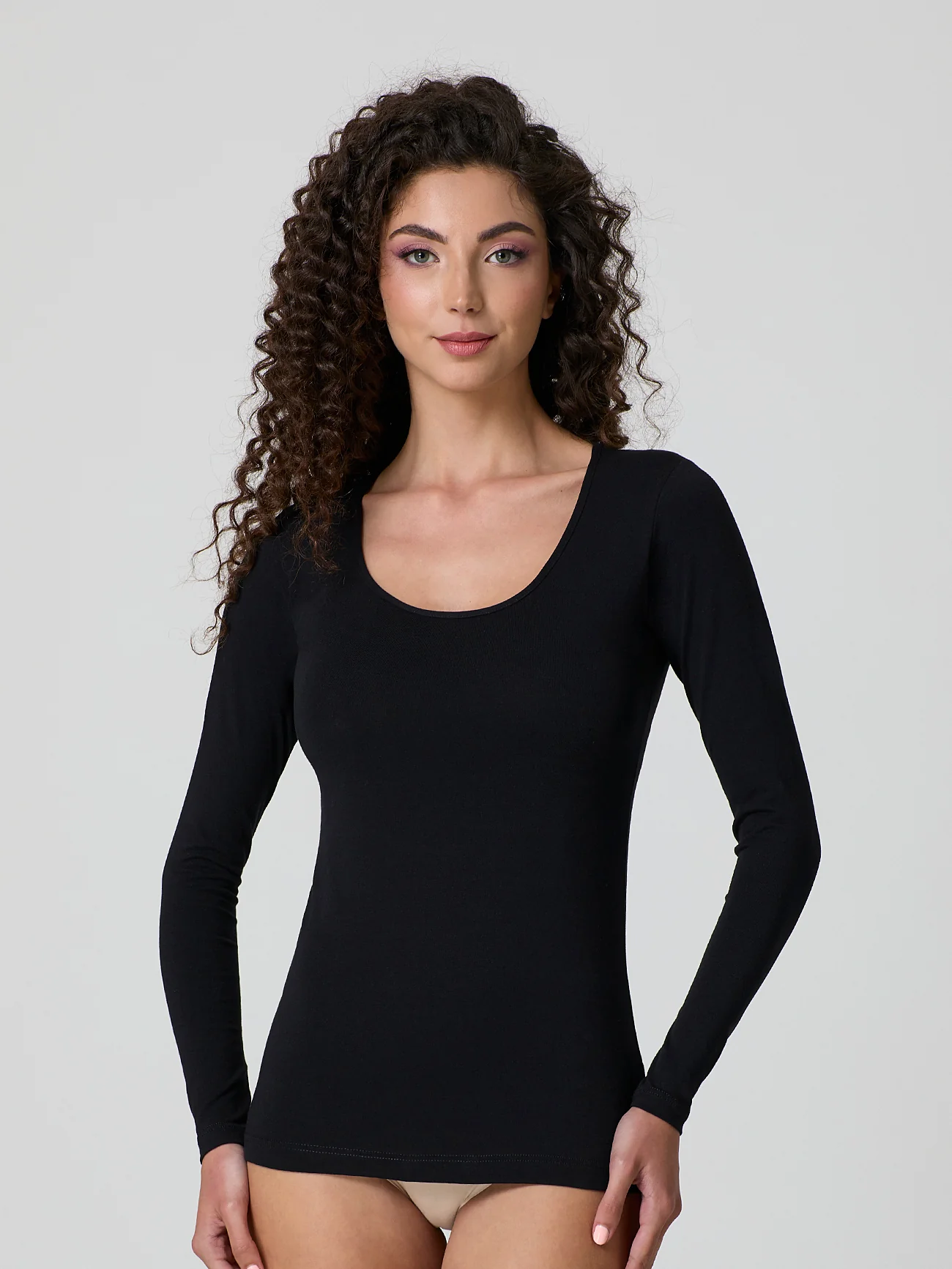 Maglia a scollo lollo in cotone elasticizzato - Image 17