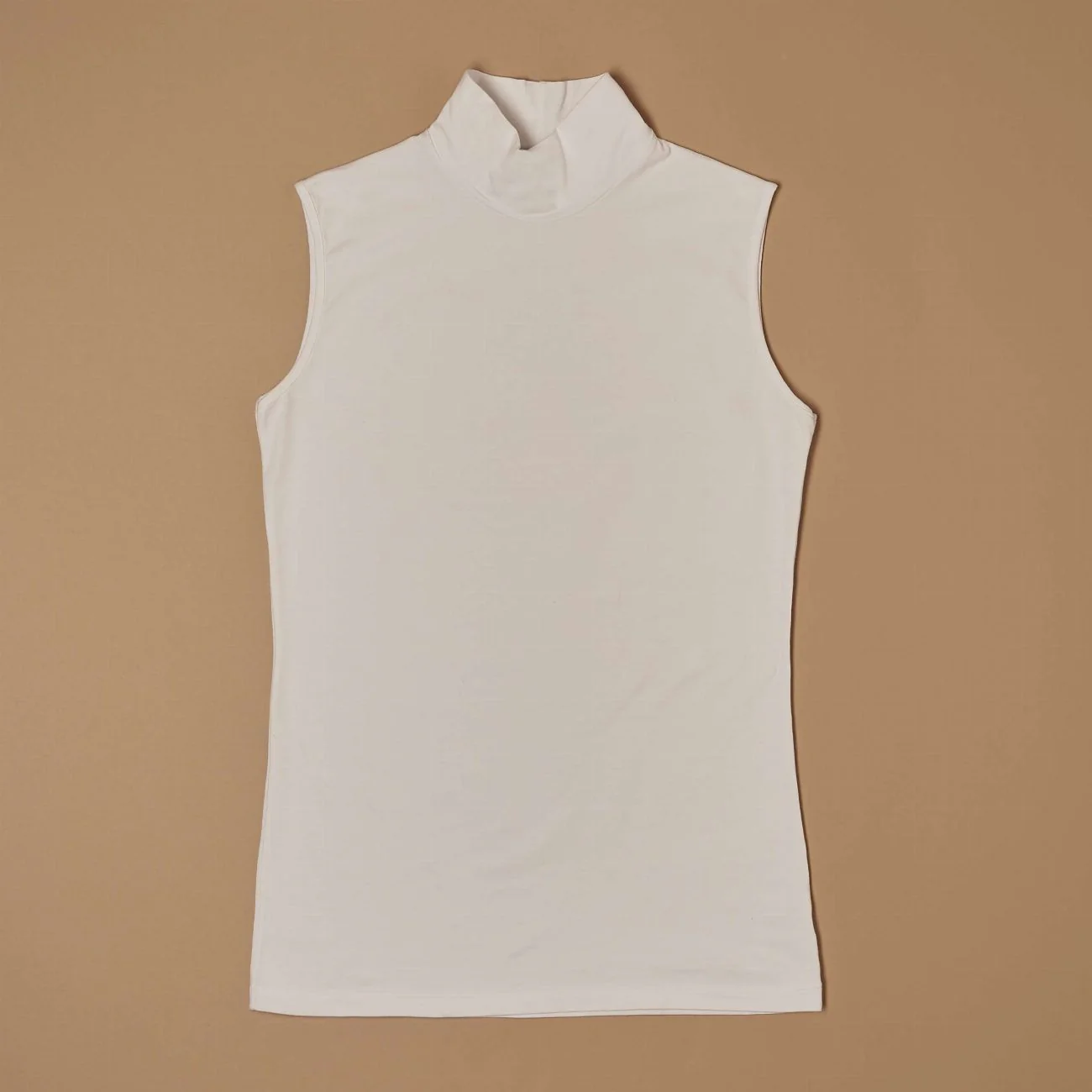Lupetto smanicato in cotone elasticizzato - Image 3