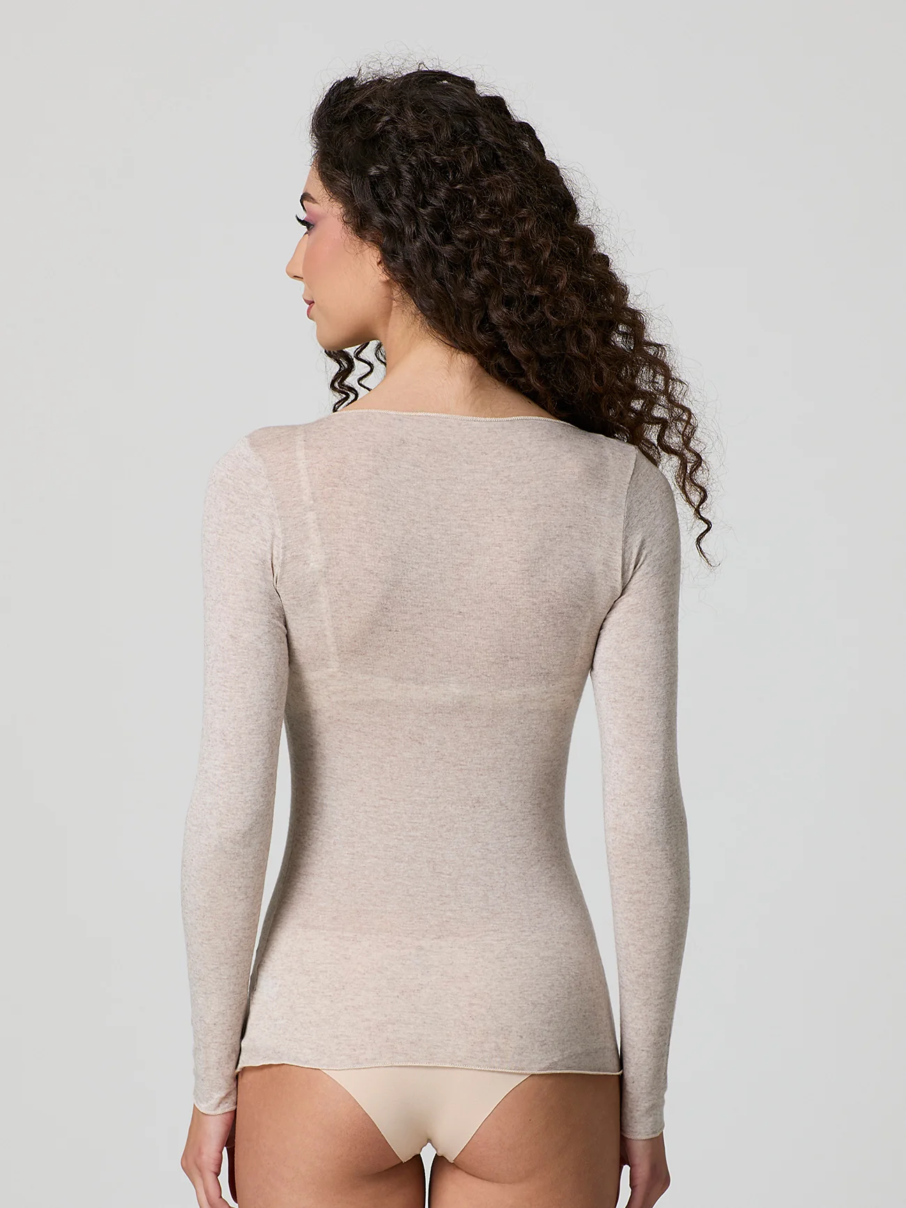 Maglia scollo a barca con cashmere - Image 33