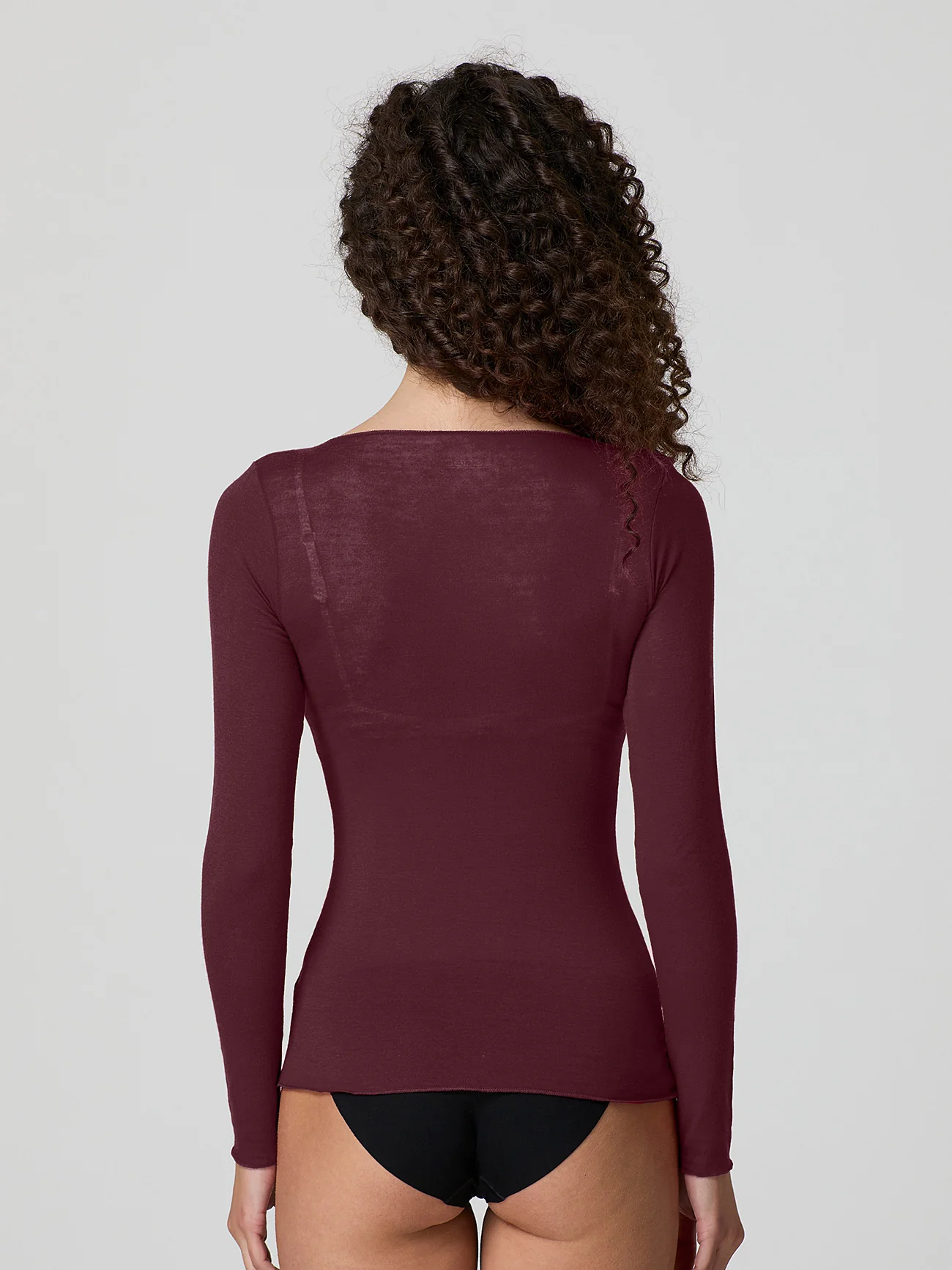 Maglia scollo a barca con cashmere - Image 43