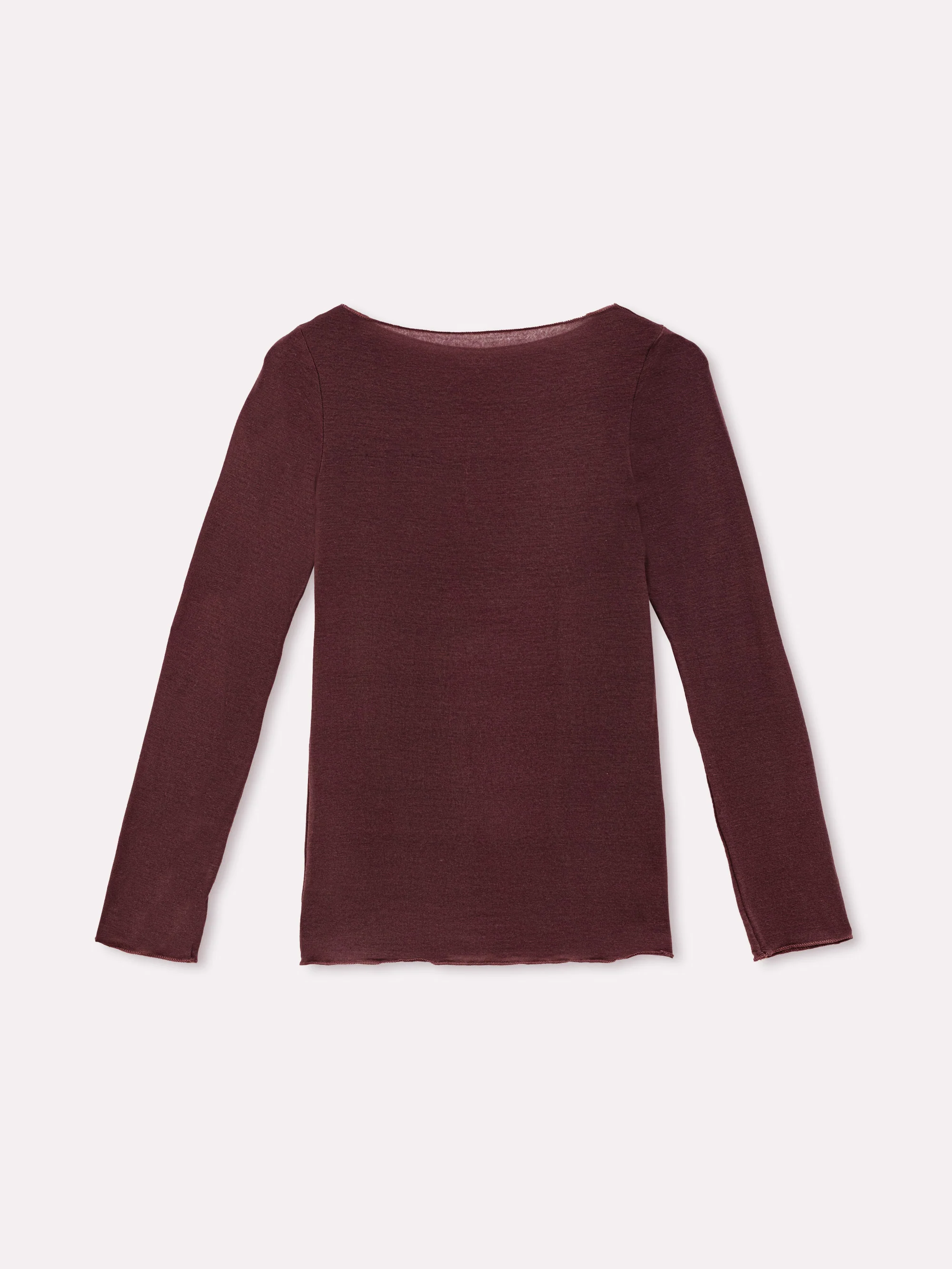 Maglia scollo a barca con cashmere - Image 45