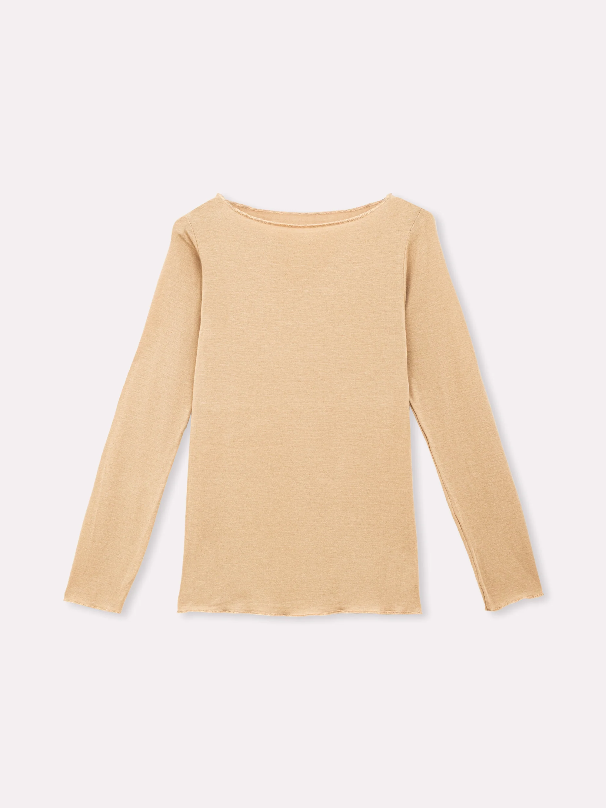 Maglia scollo a barca con cashmere - Image 49