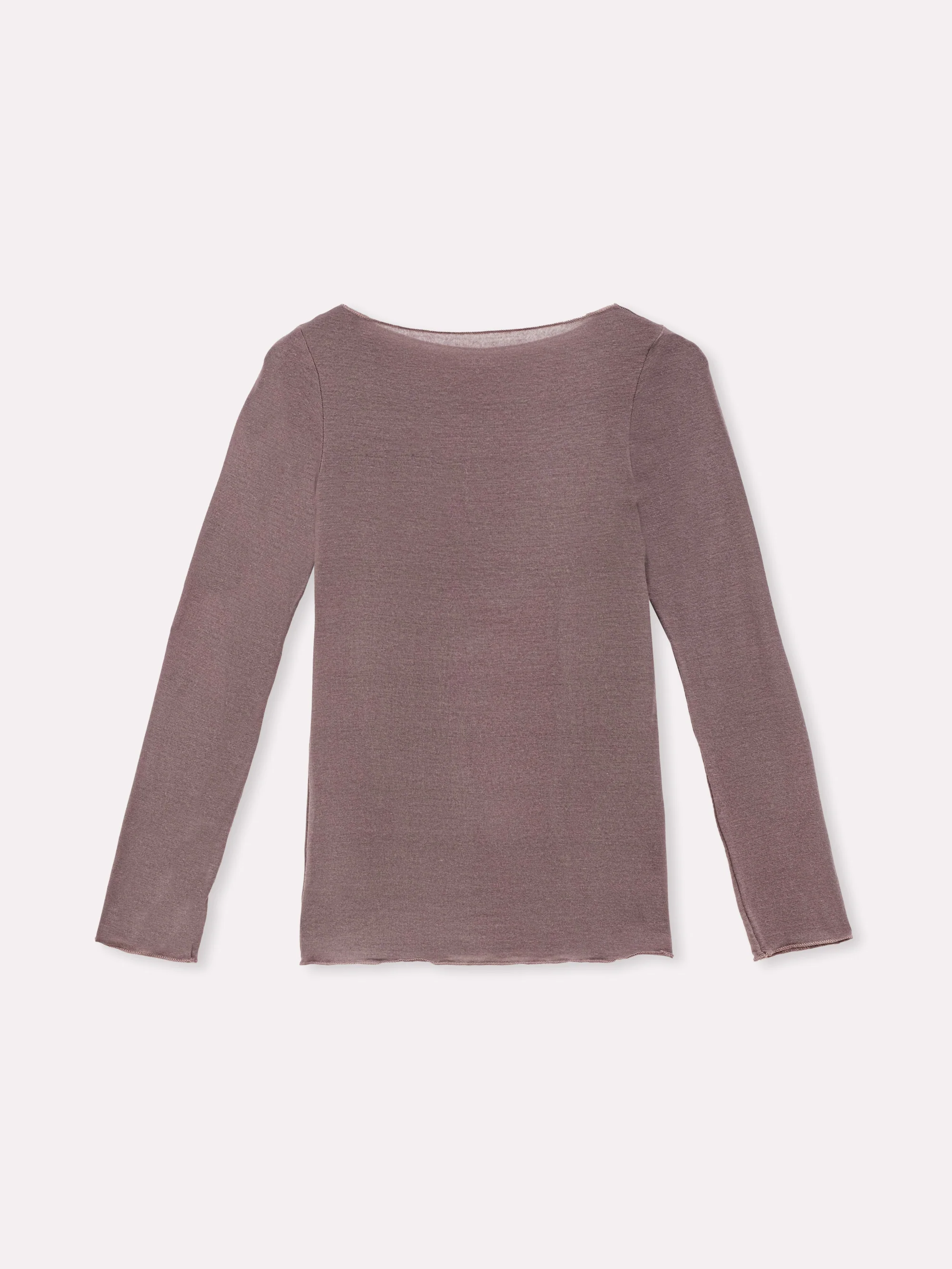 Maglia scollo a barca con cashmere - Image 55