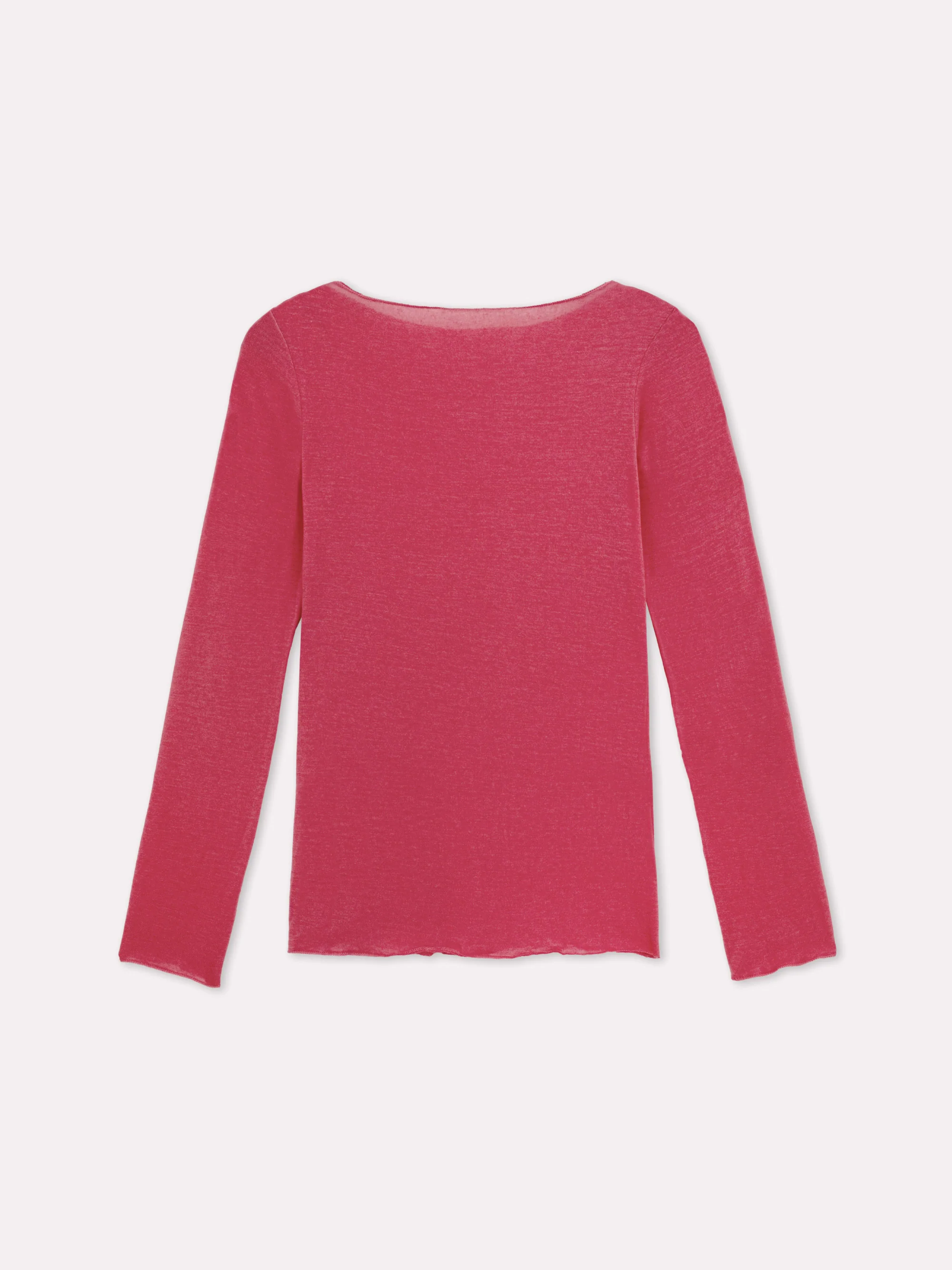 Maglia scollo a barca con cashmere - Image 9