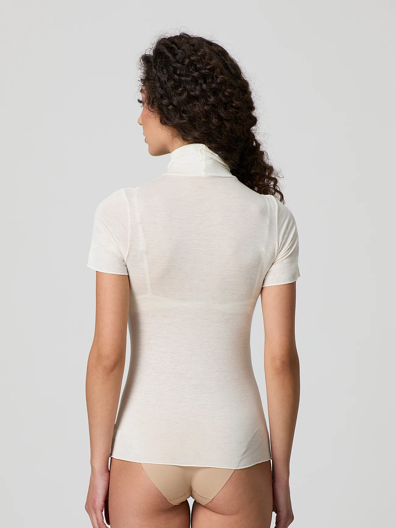 Dolcevita a mezza manica con cashmere - Image 18
