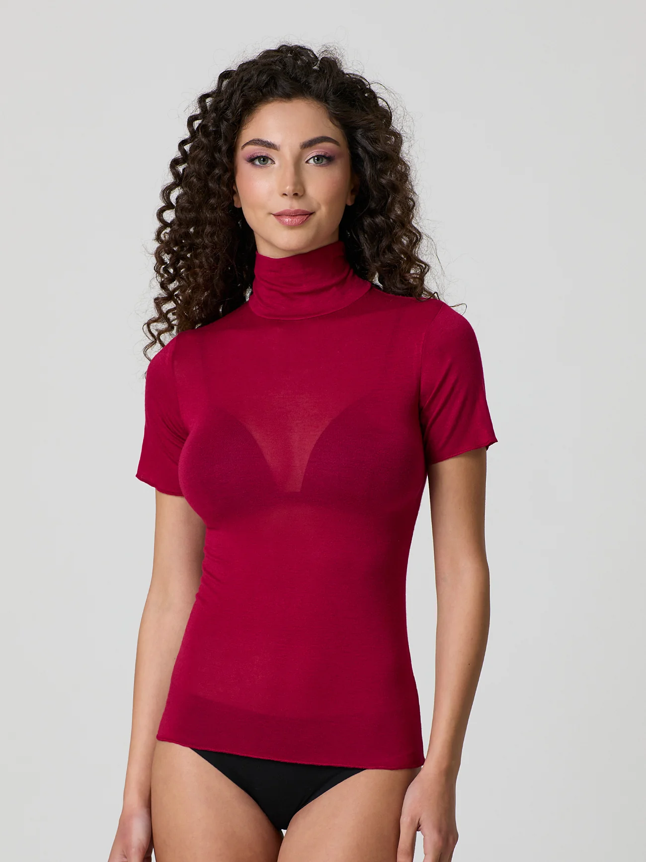 Dolcevita a mezza manica con cashmere - Image 22