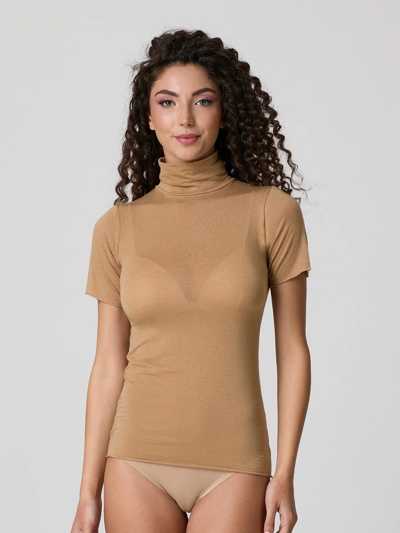 Dolcevita a mezza manica con cashmere - Image 37