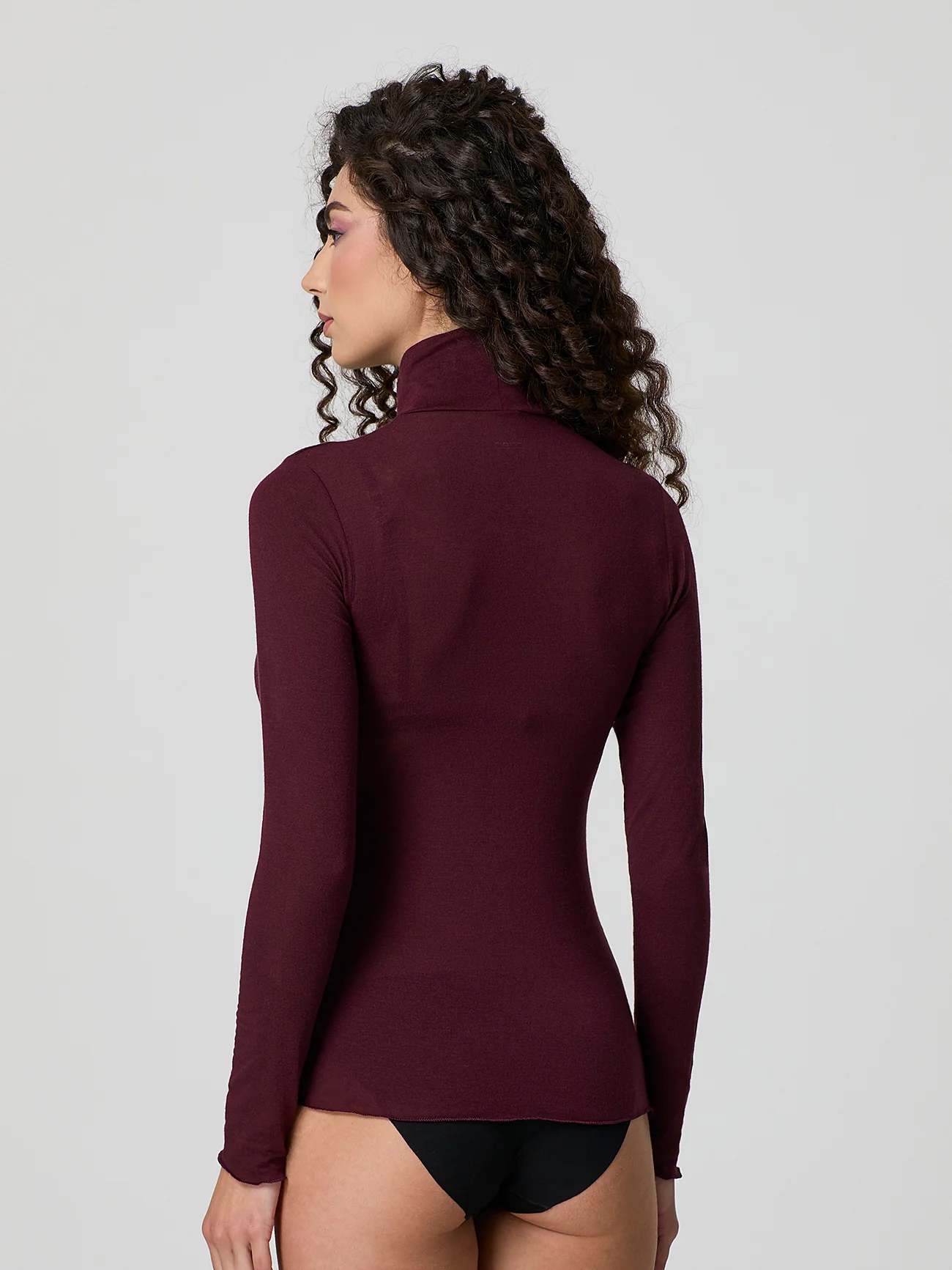Dolcevita a manica lunga con cashmere - Image 28