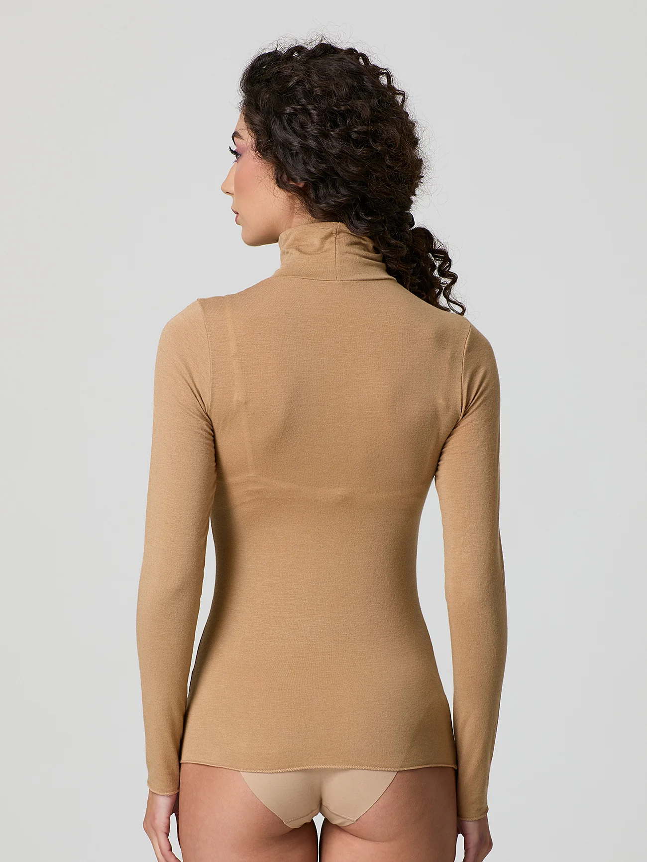 Dolcevita a manica lunga con cashmere - Image 33