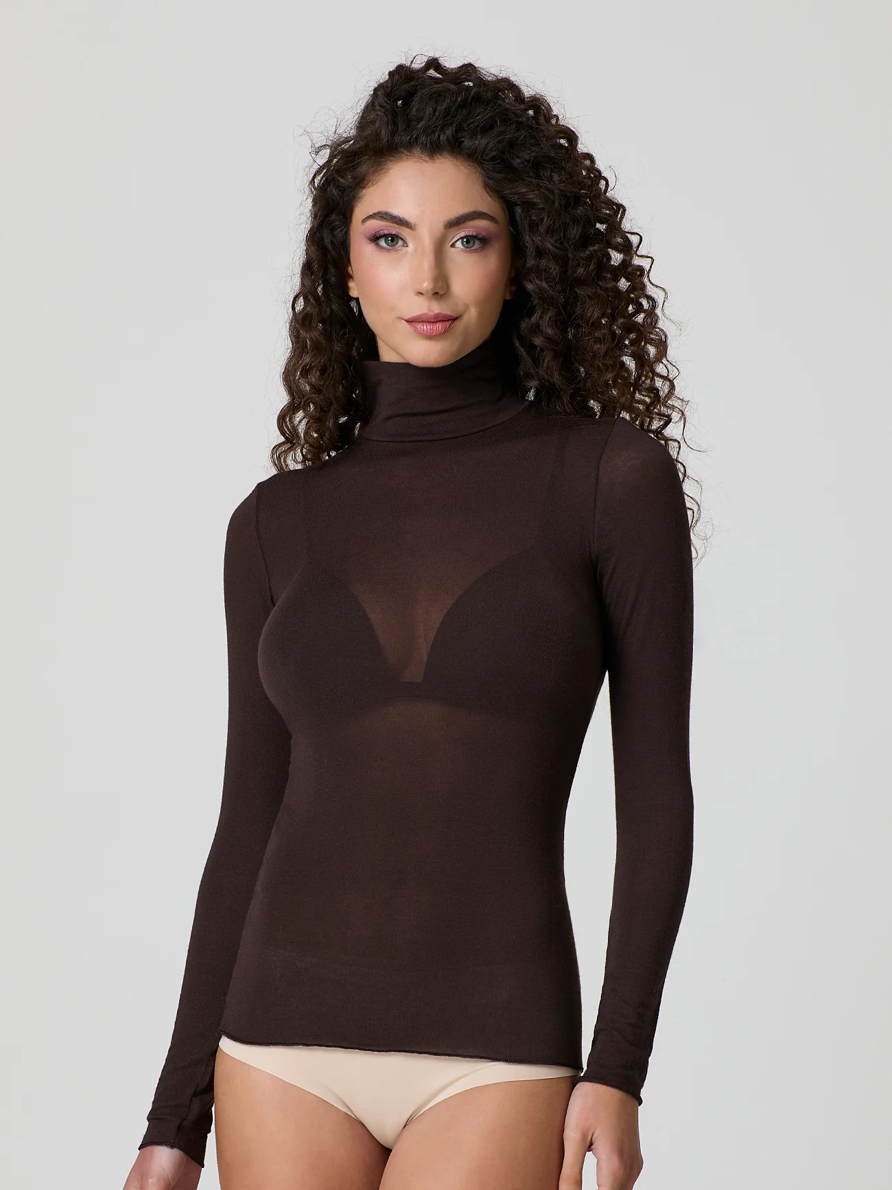 Dolcevita a manica lunga con cashmere - Image 37