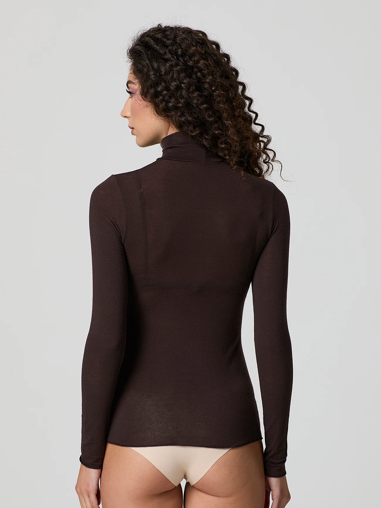 Dolcevita a manica lunga con cashmere - Image 38
