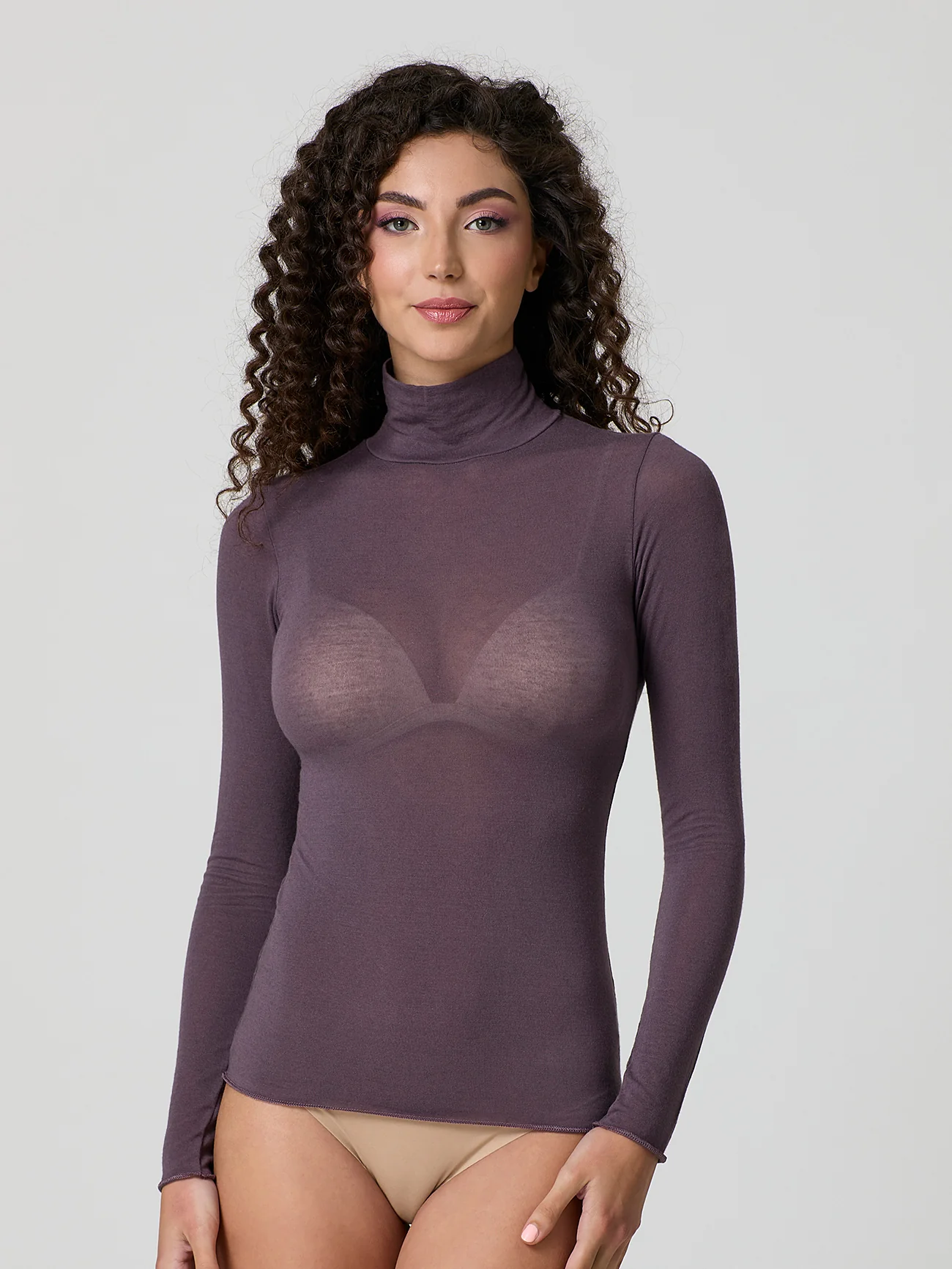 Dolcevita a manica lunga con cashmere - Image 42