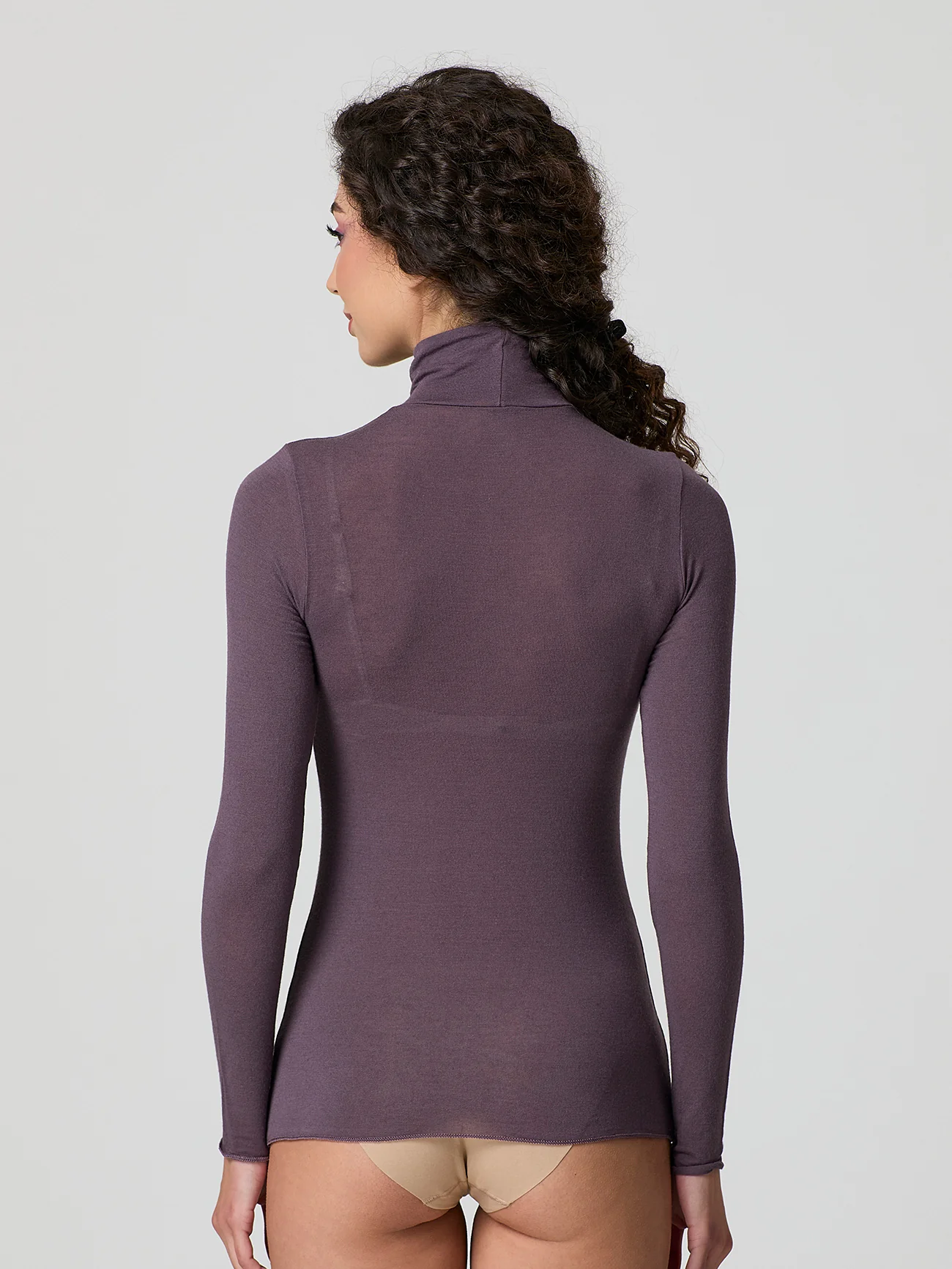 Dolcevita a manica lunga con cashmere - Image 43