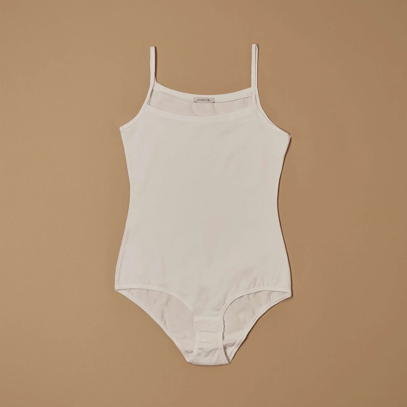 Body con spalline sottili in cotone - Image 11
