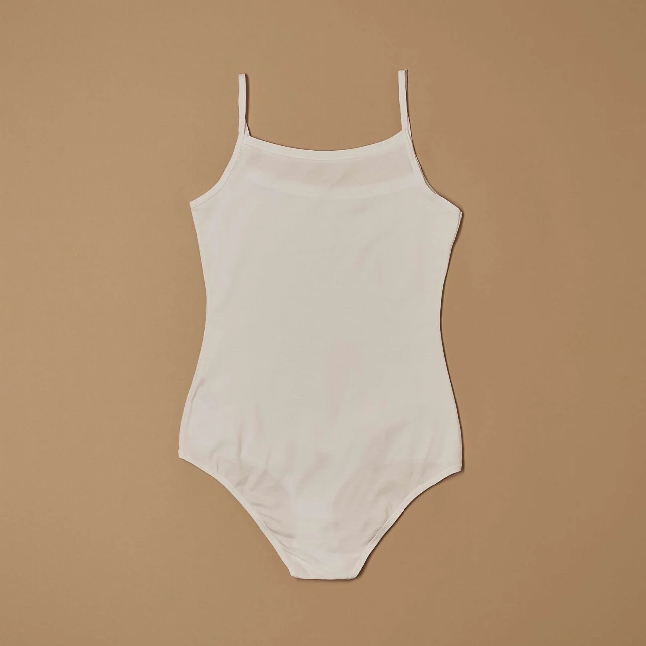 Body con spalline sottili in cotone - Image 12