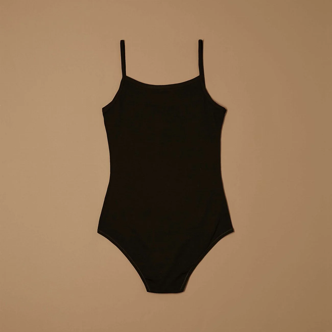 Body con spalline sottili in cotone - Image 8