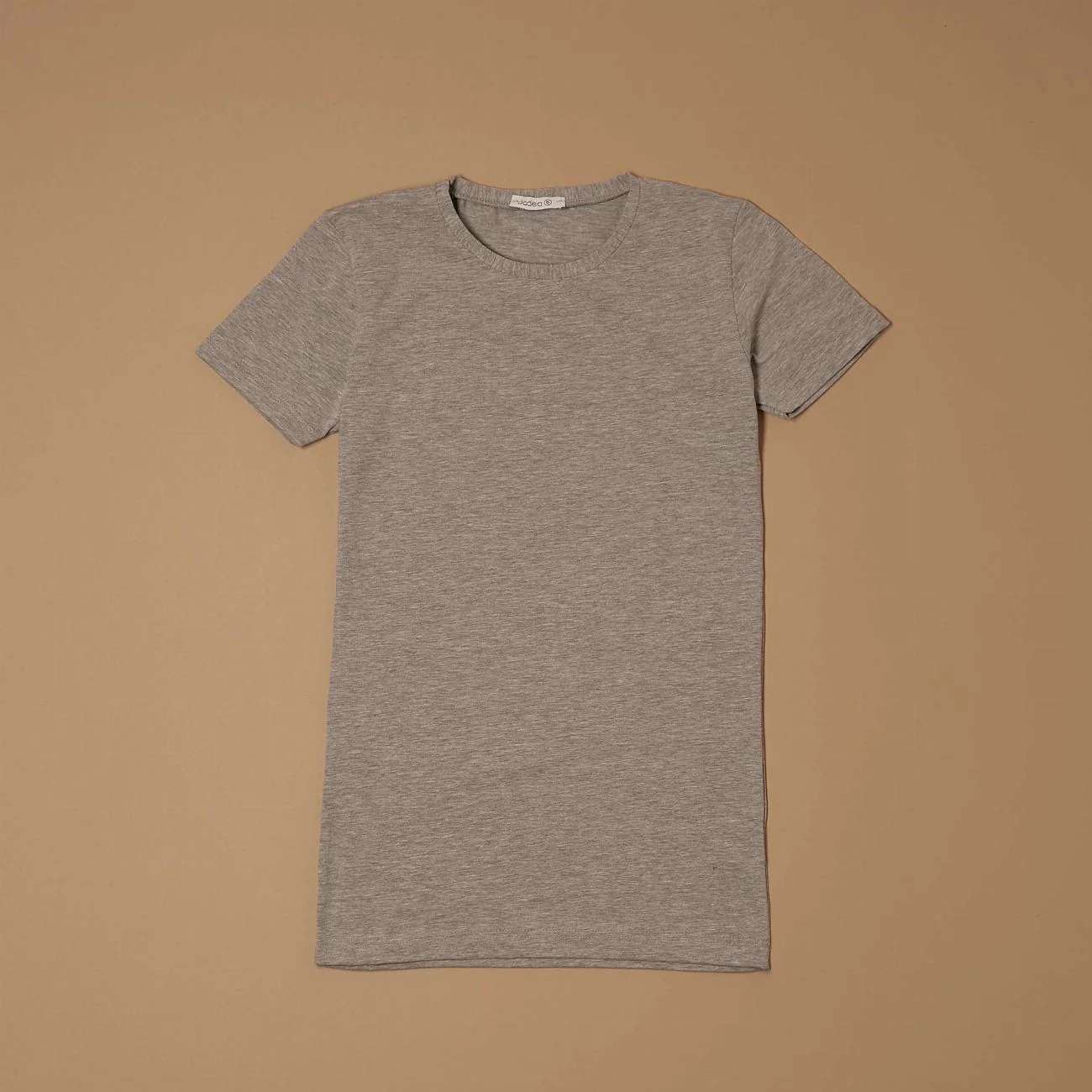 T-shirt a girocollo in cotone modal - Image 3