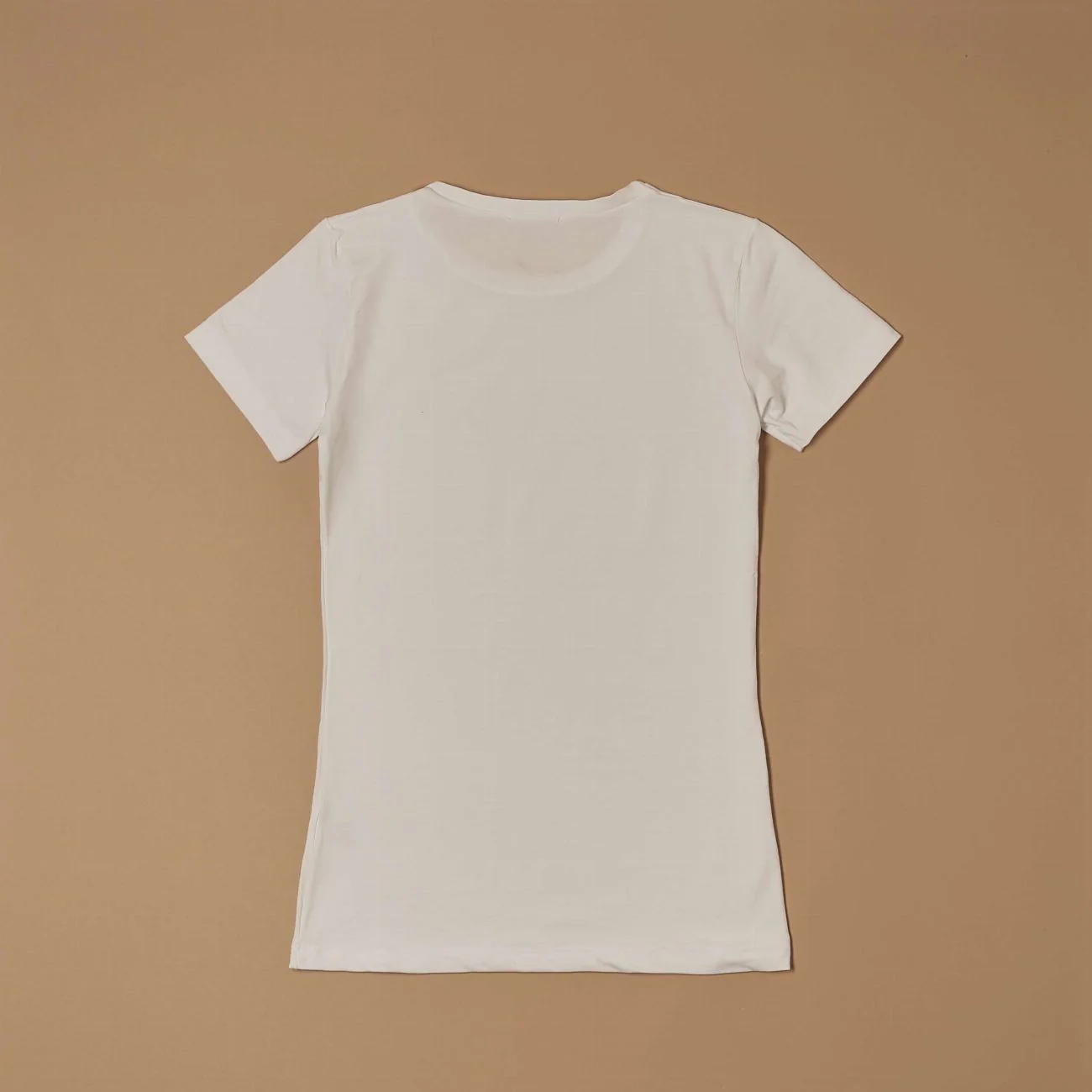 T-shirt a girocollo in cotone modal - Image 8
