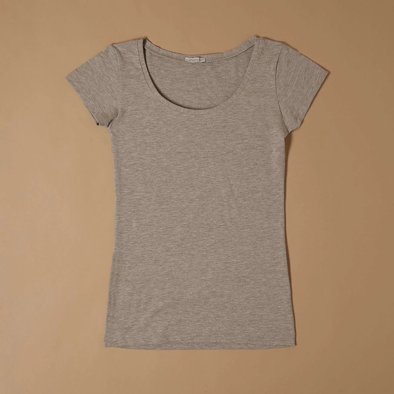 T-shirt scollo tondo in cotone modal - Image 15