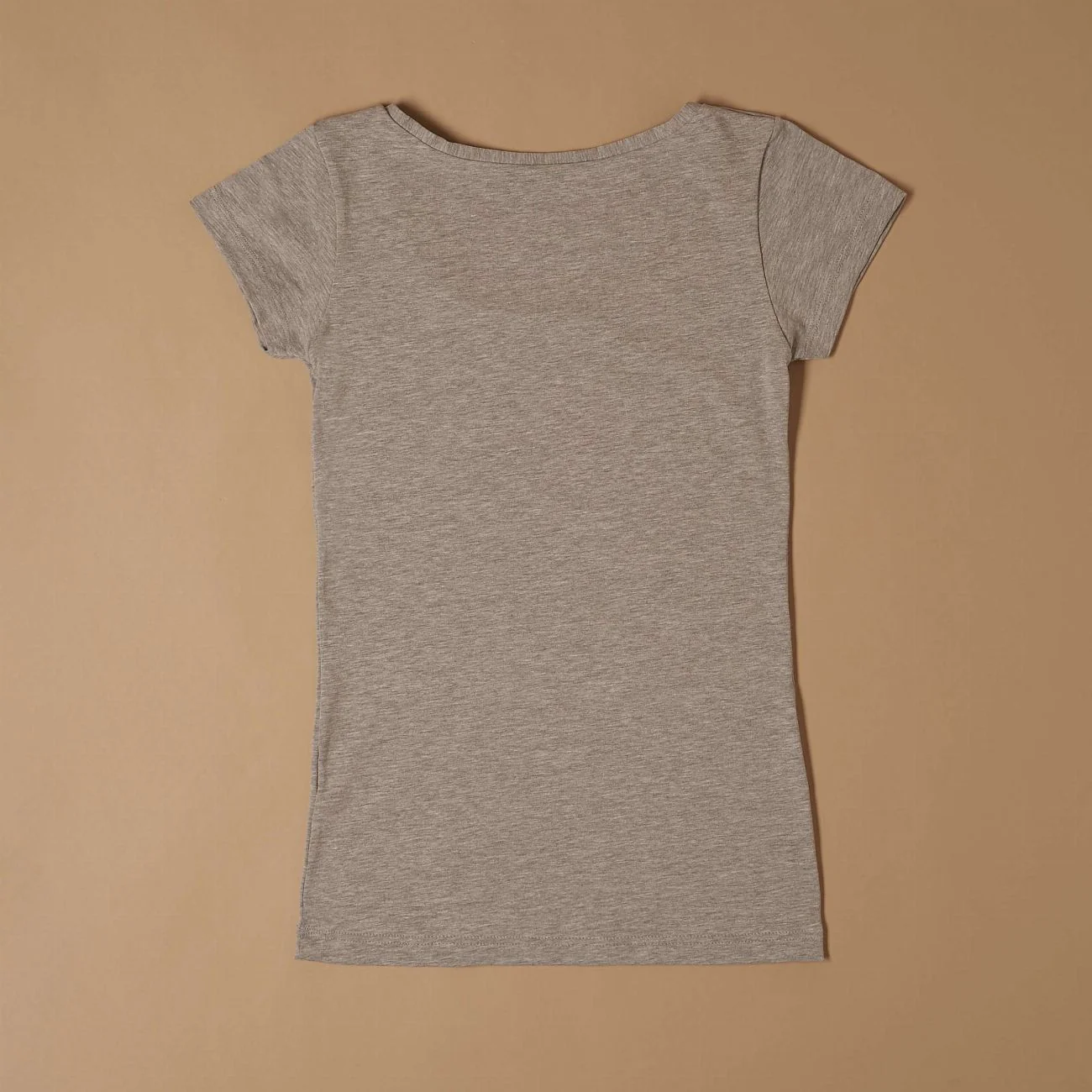 T-shirt scollo tondo in cotone modal - Image 16