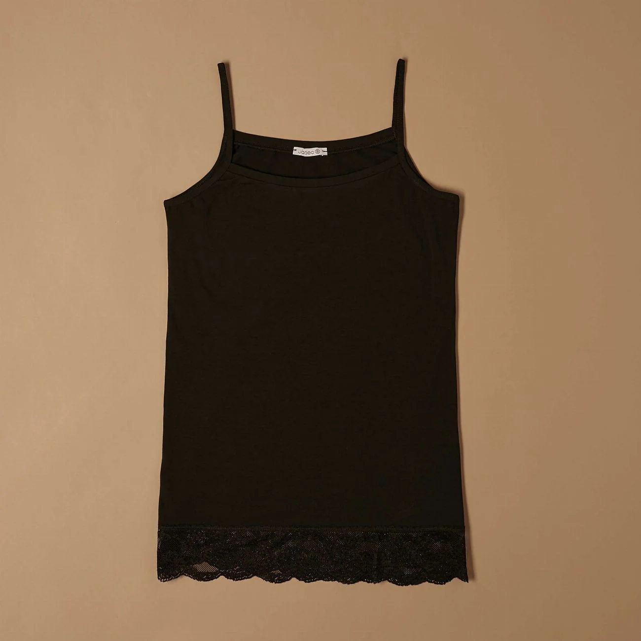 Top canotta con pizzo in cotone modal - Image 15