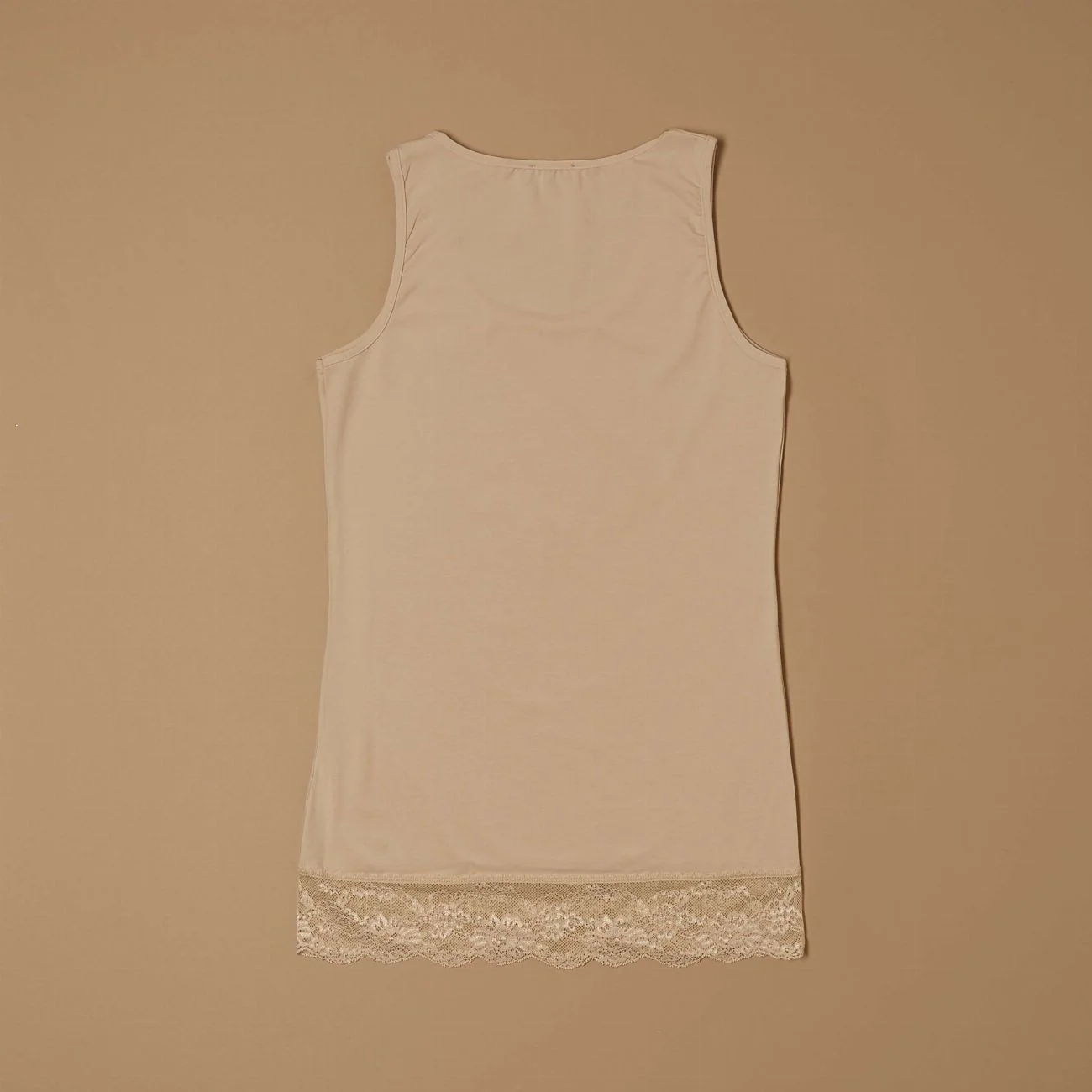 Canotta con pizzo in cotone modal - Image 16