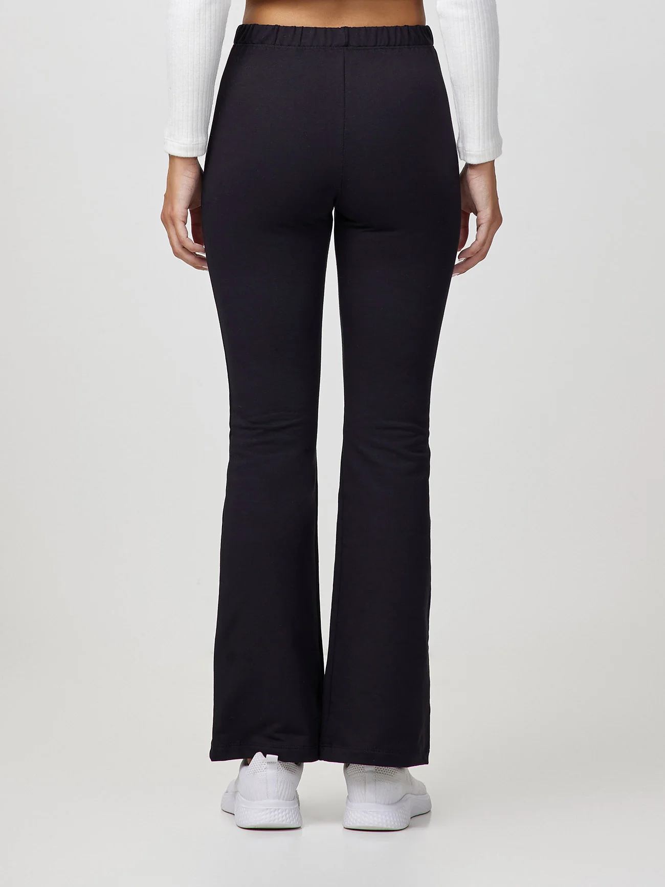 Pantaleggings a zampa in cotone elasticizzato con interno felpato - Image 6