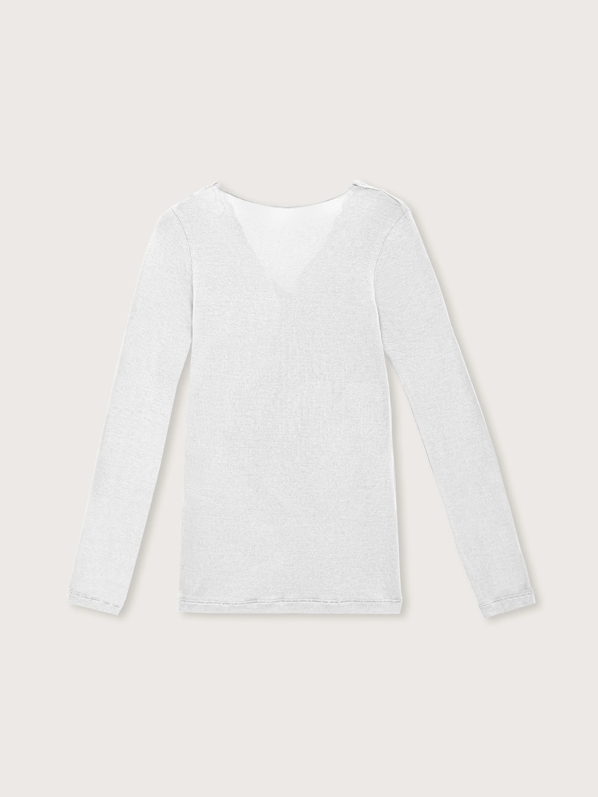 Maglia cashmere scollo a "v" con pizzo - Image 29