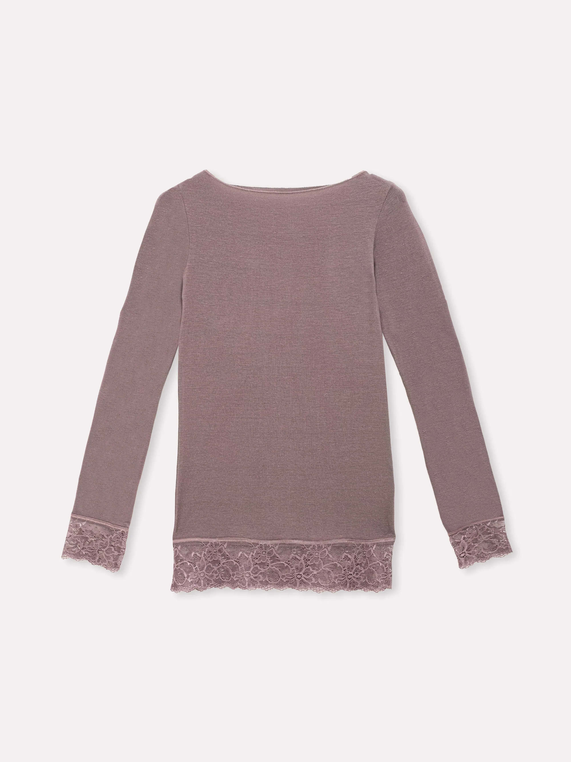 Maglia cashmere con polsini in pizzo - Image 14