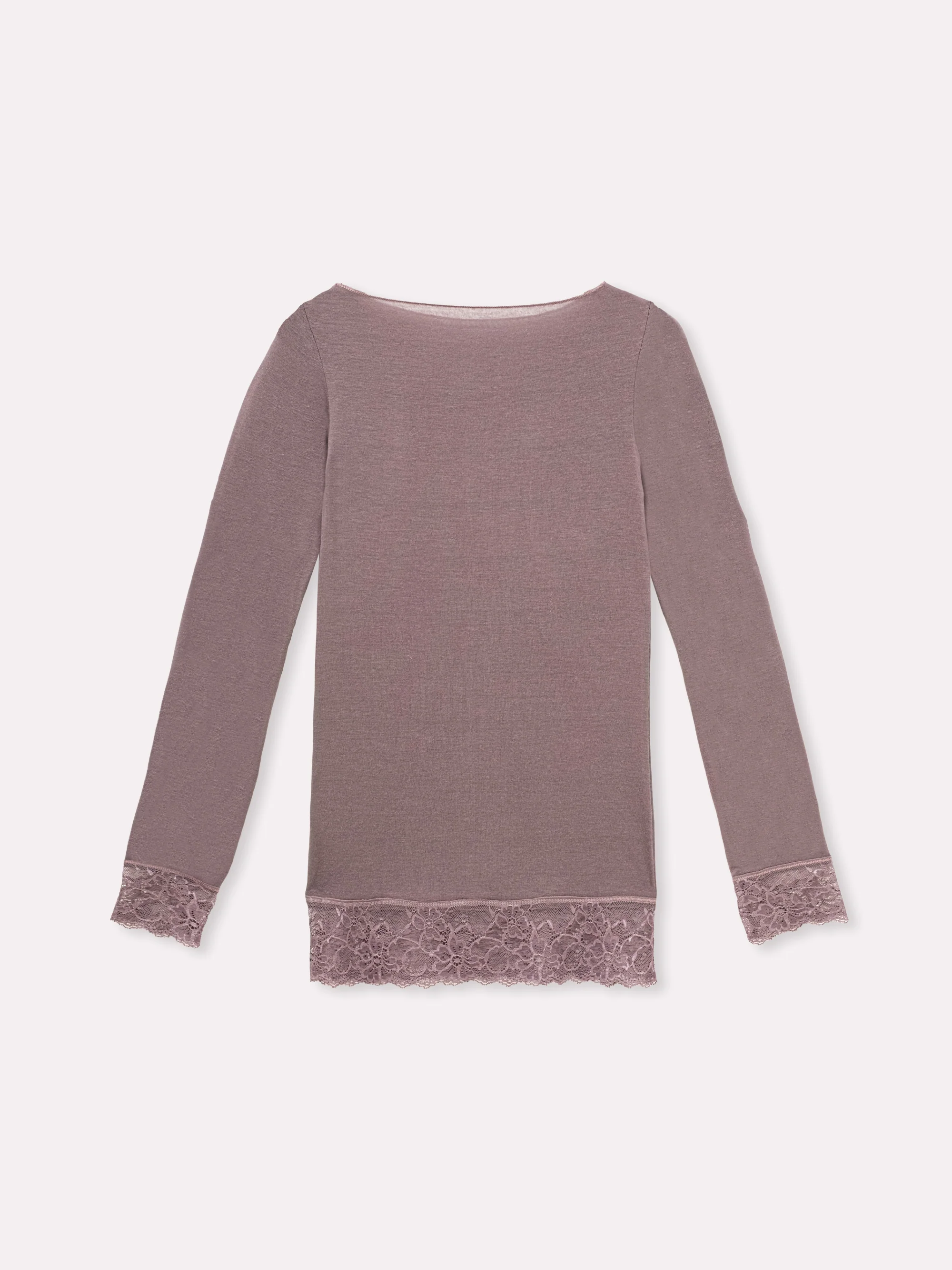 Maglia cashmere con polsini in pizzo - Image 15